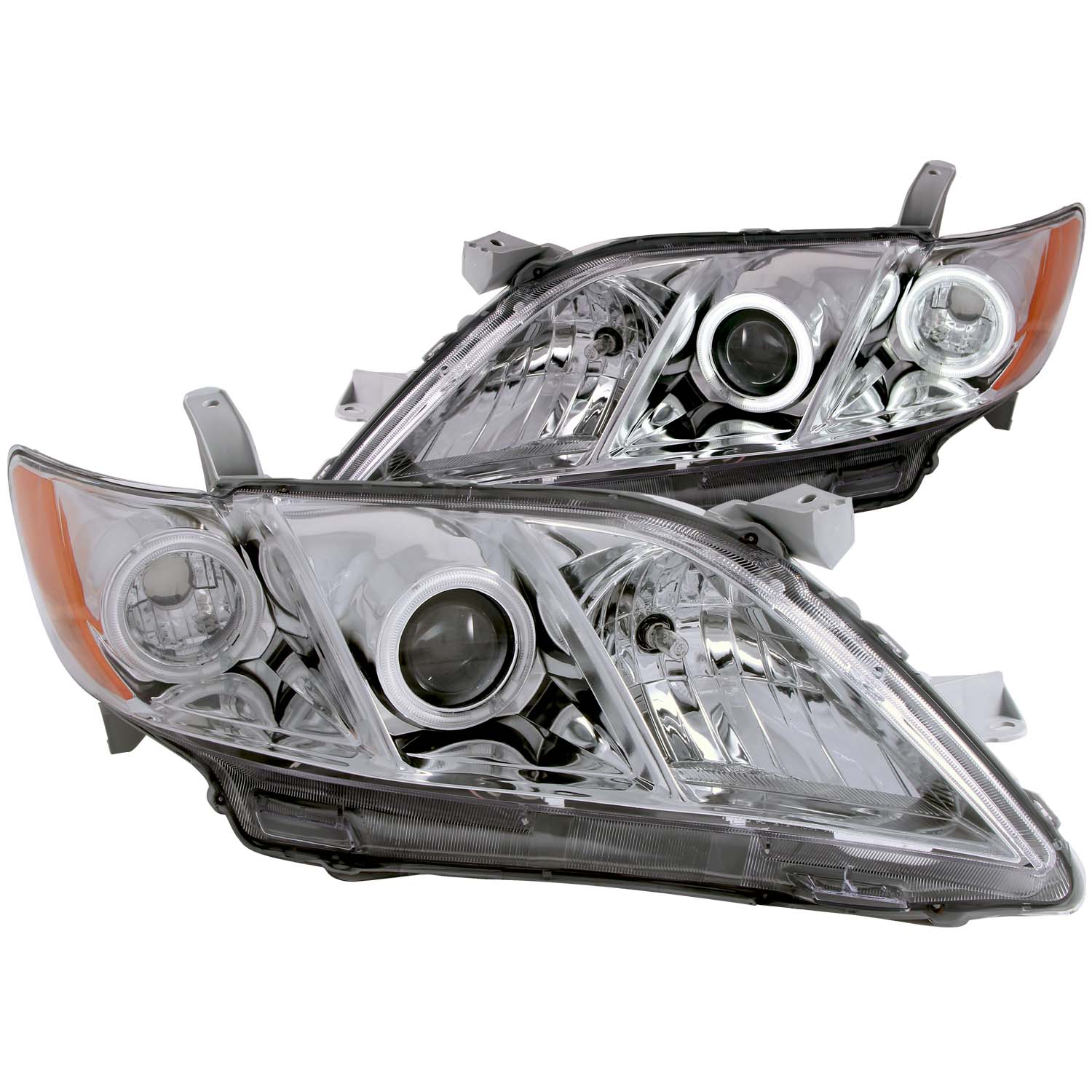 ANZO USA Projector Headlight Set w/Halo 121180