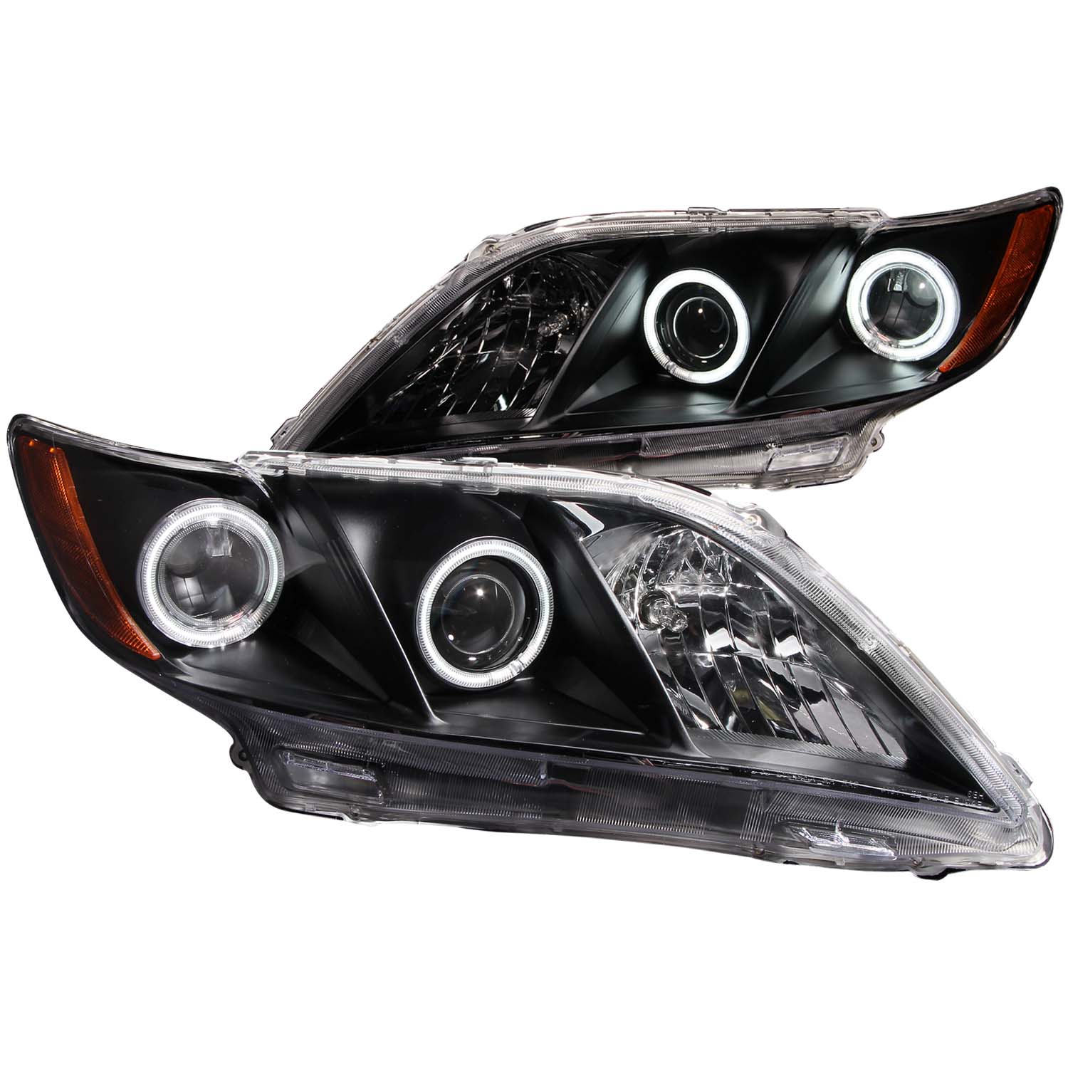 ANZO USA Projector Headlight Set w/Halo 121181