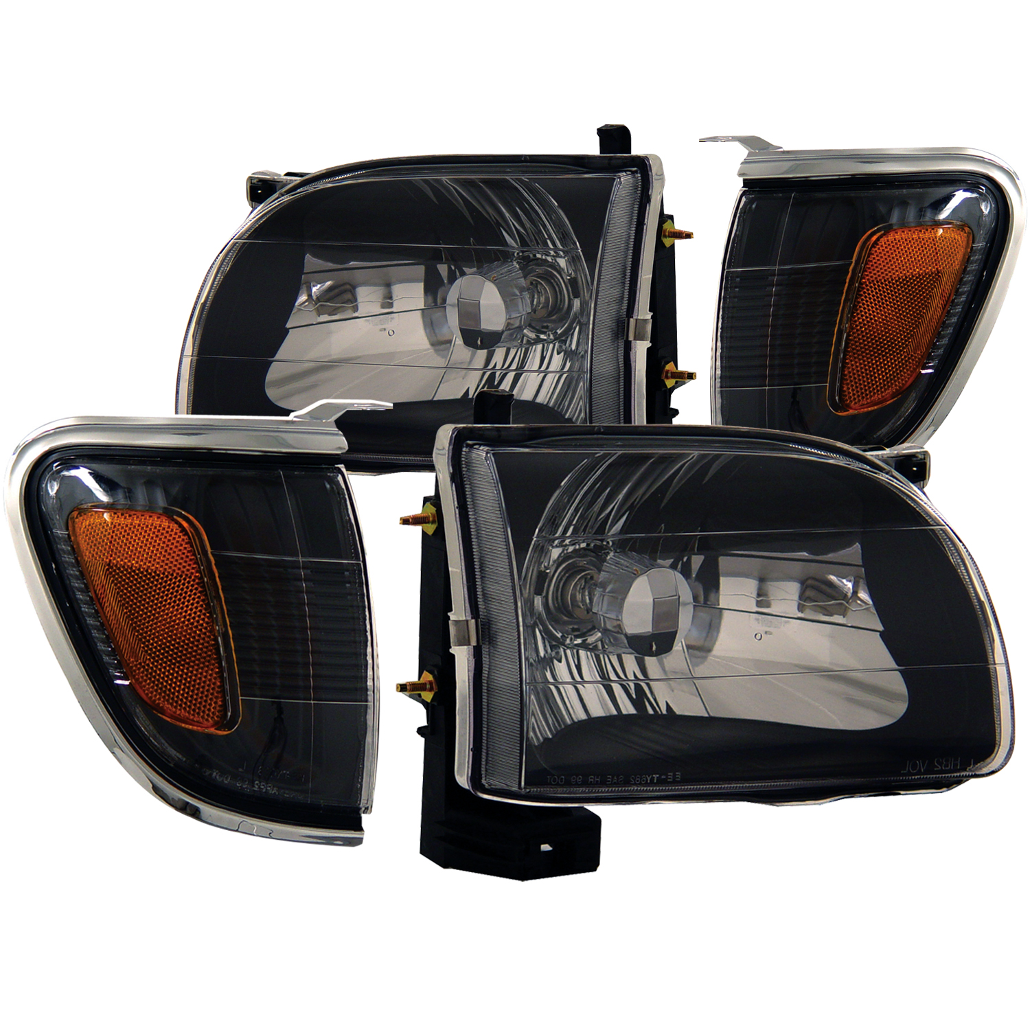ANZO USA Crystal Headlight Set 121190