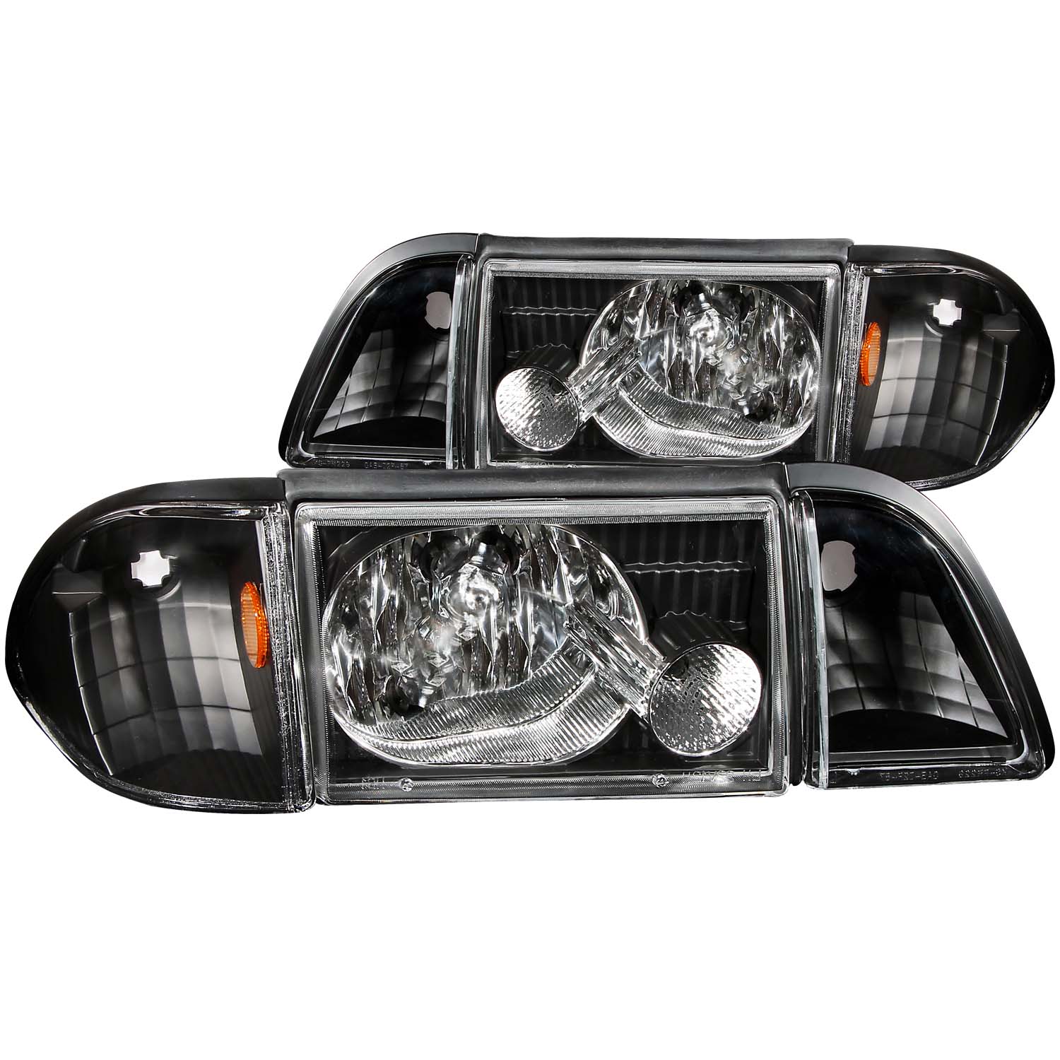 ANZO USA Crystal Headlight Set 121192