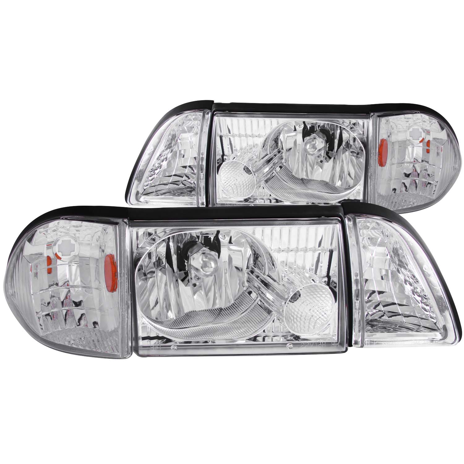 ANZO USA Crystal Headlight Set 121195