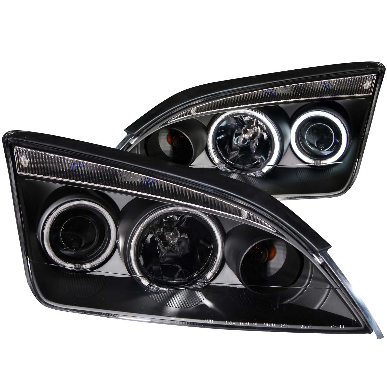 ANZO USA Projector Headlight Set w/Halo 121198