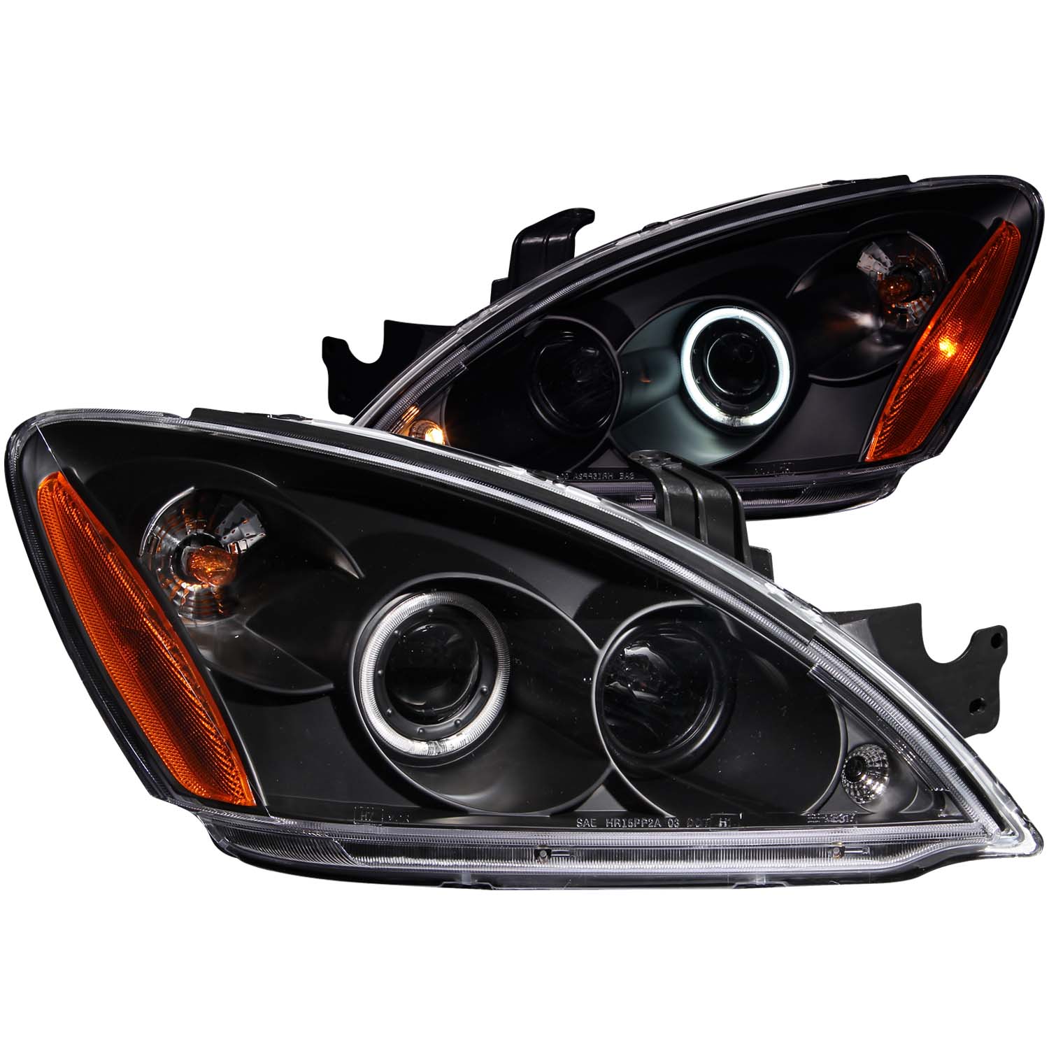 ANZO USA Projector Headlight Set w/Halo 121102