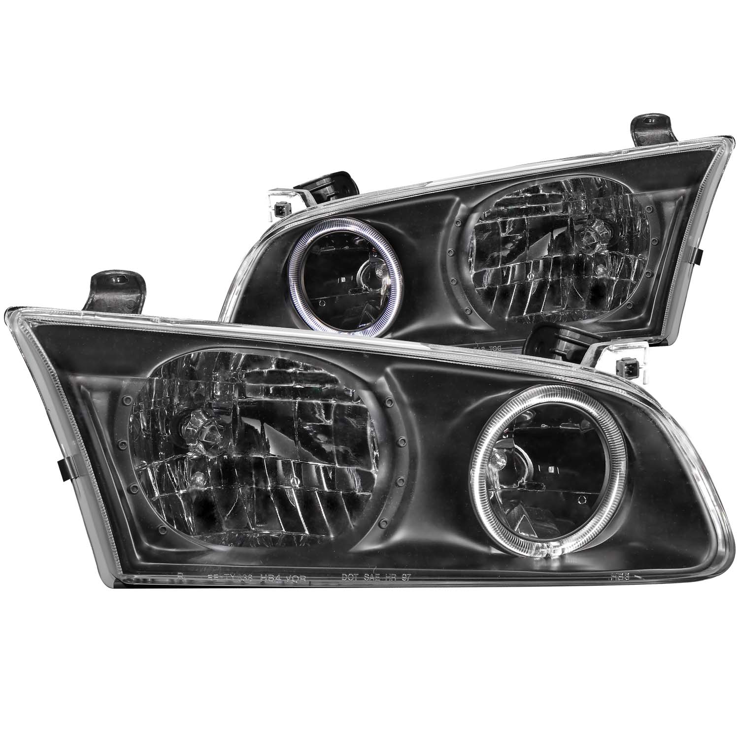 ANZO USA Crystal Headlight Set w/Halo 121123