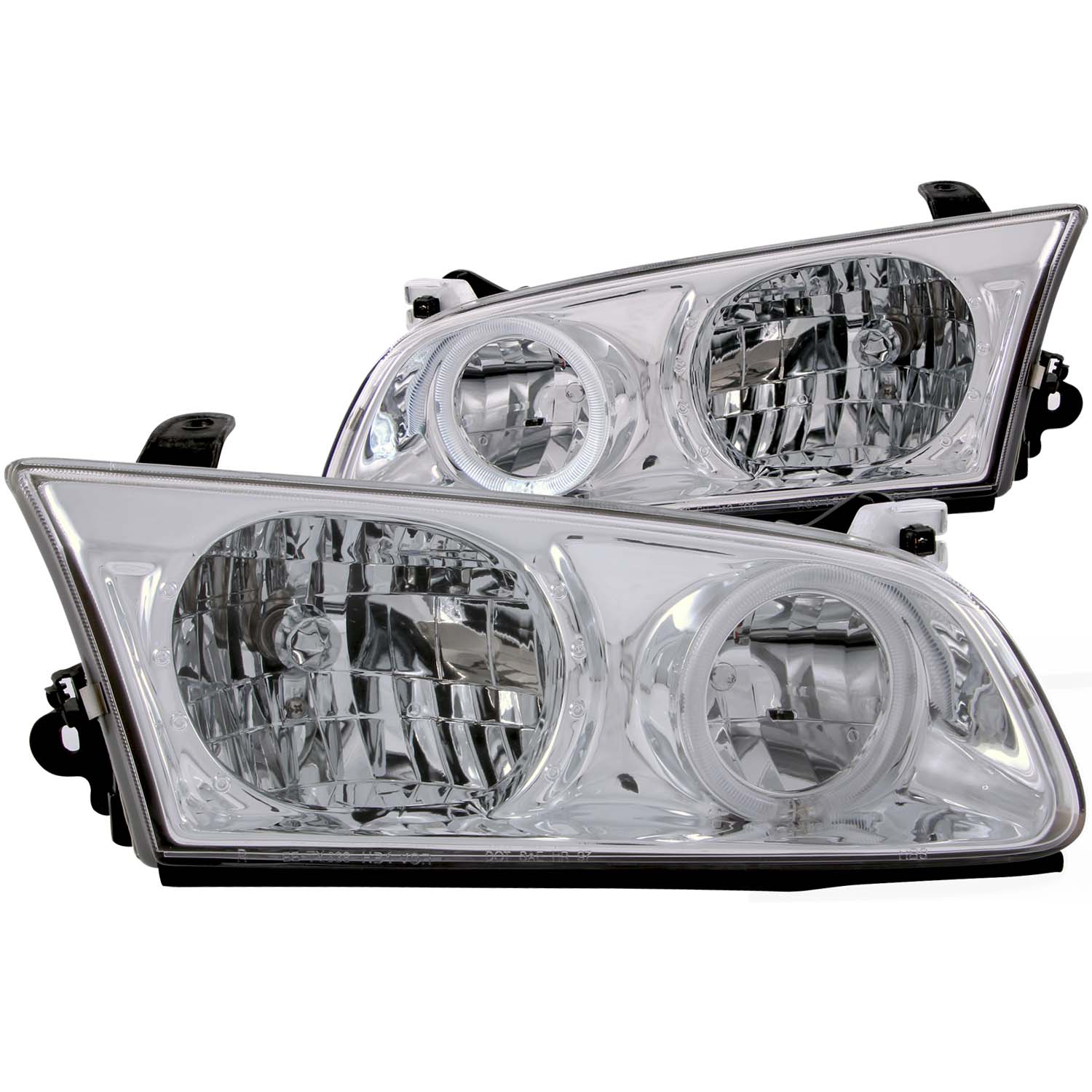 ANZO USA Crystal Headlight Set w/Halo 121124