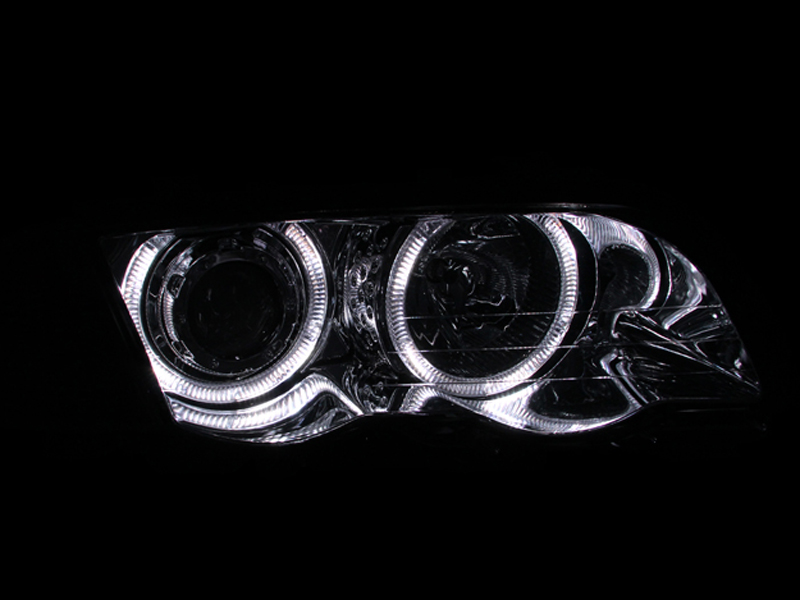 ANZO USA Projector Headlight Set w/Halo 121260