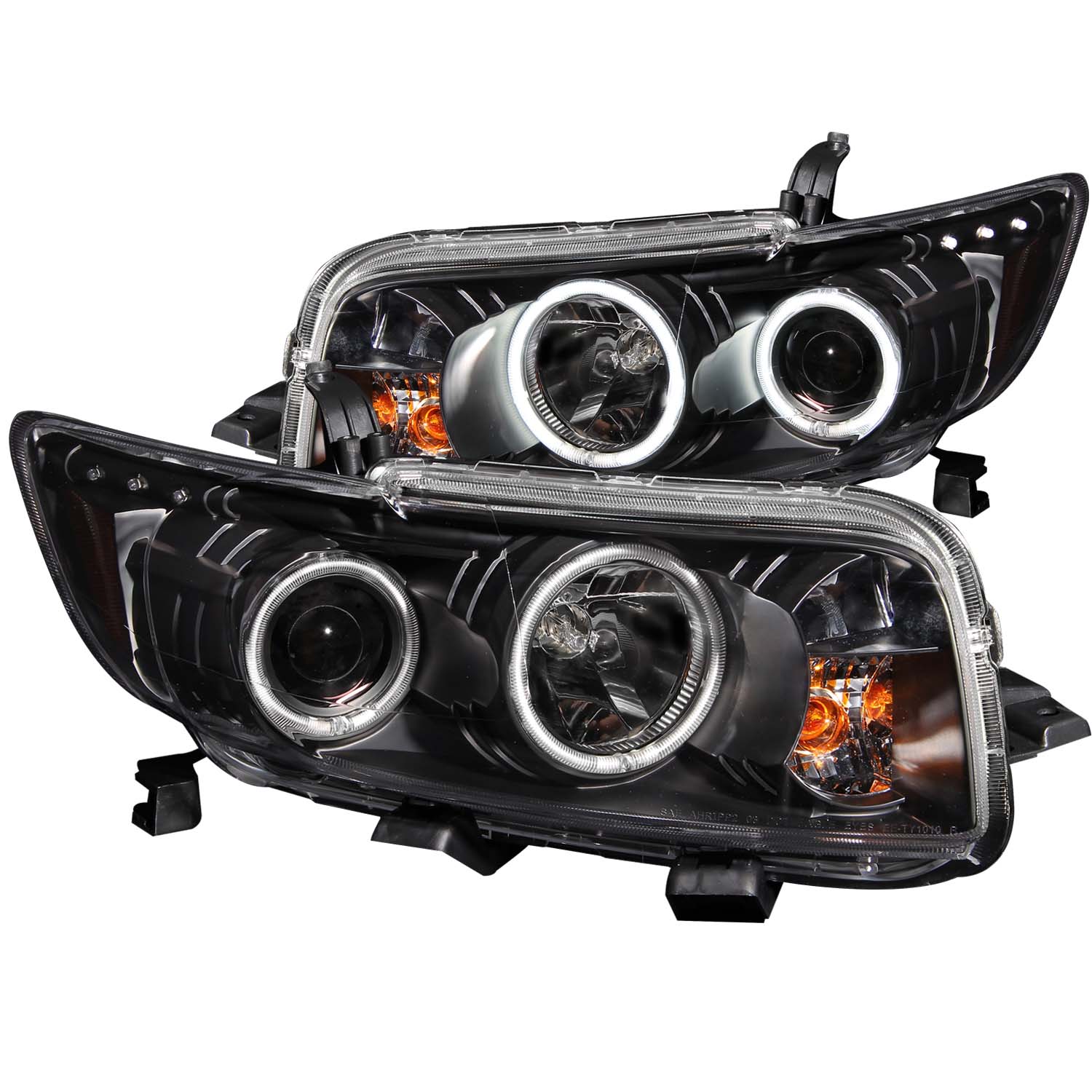 ANZO USA Projector Headlight Set w/Halo 121280