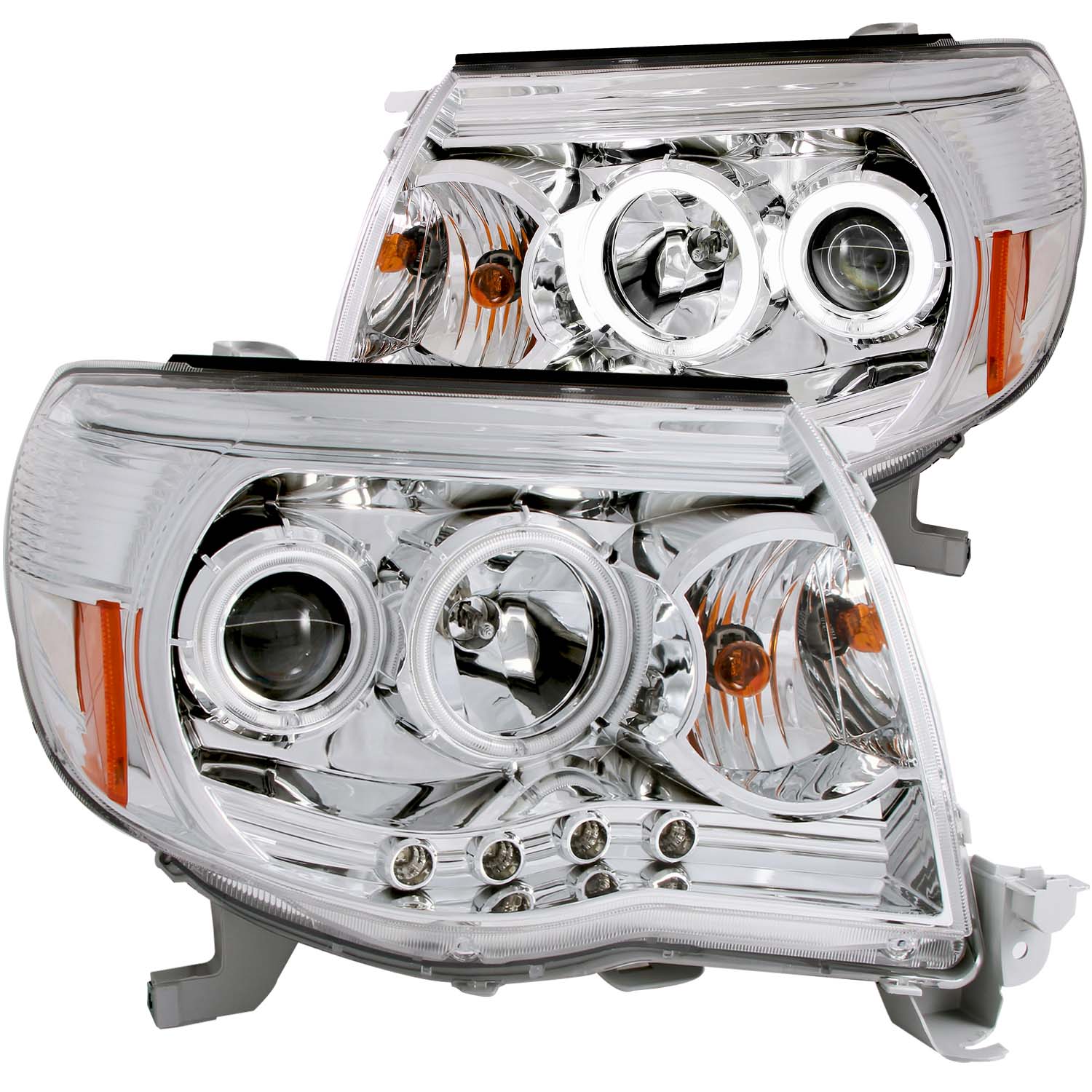 ANZO USA Projector Headlight Set w/Halo 121281