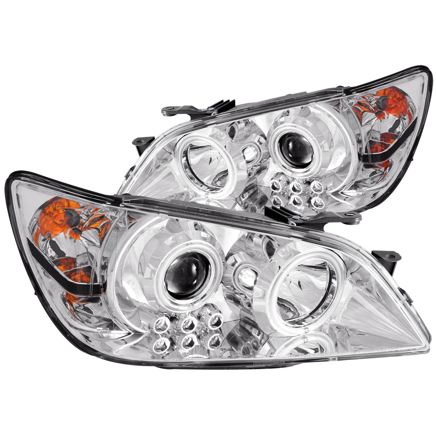 ANZO USA Projector Headlight Set w/Halo 121200