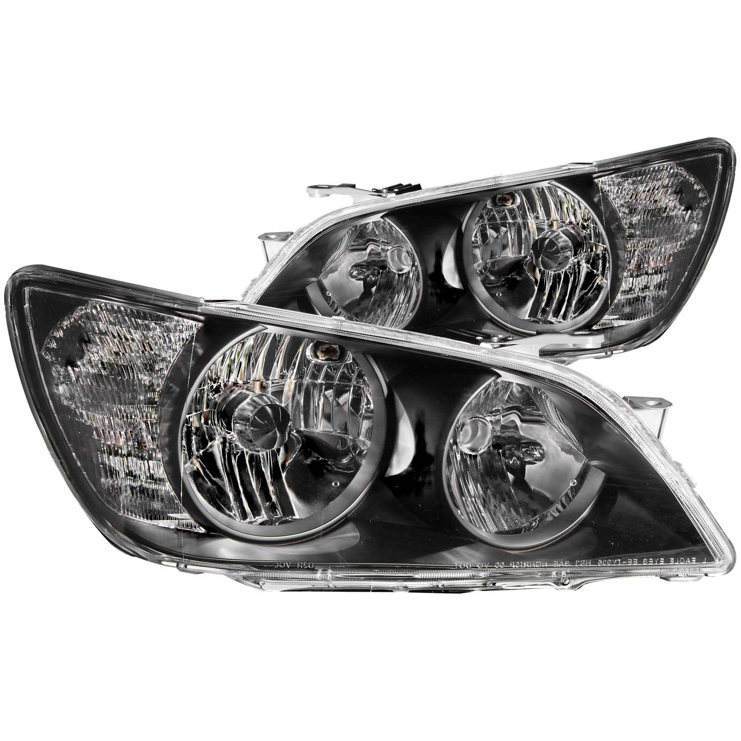 ANZO USA Crystal Headlight Set 121210
