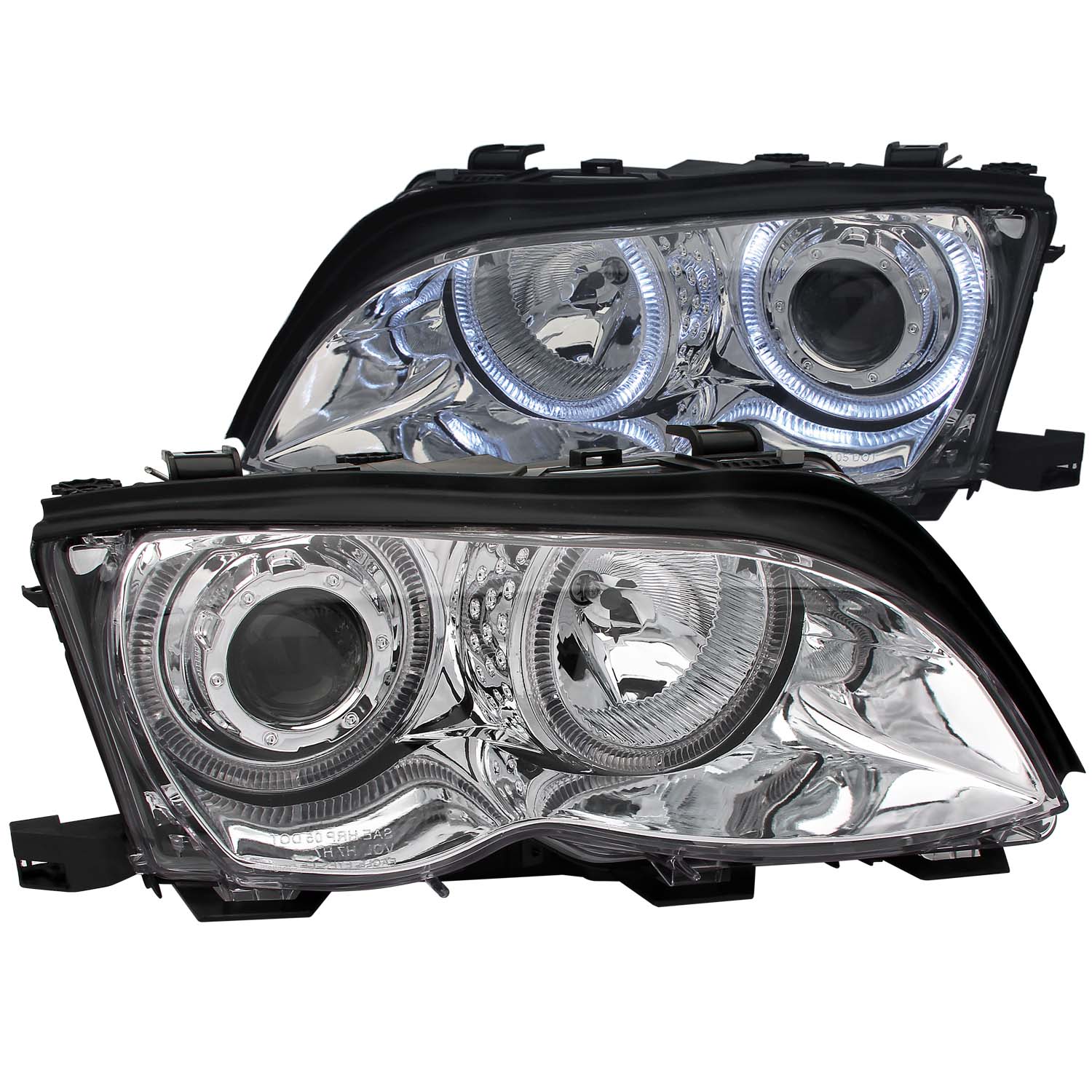 ANZO USA Projector Headlight Set w/Halo 121212