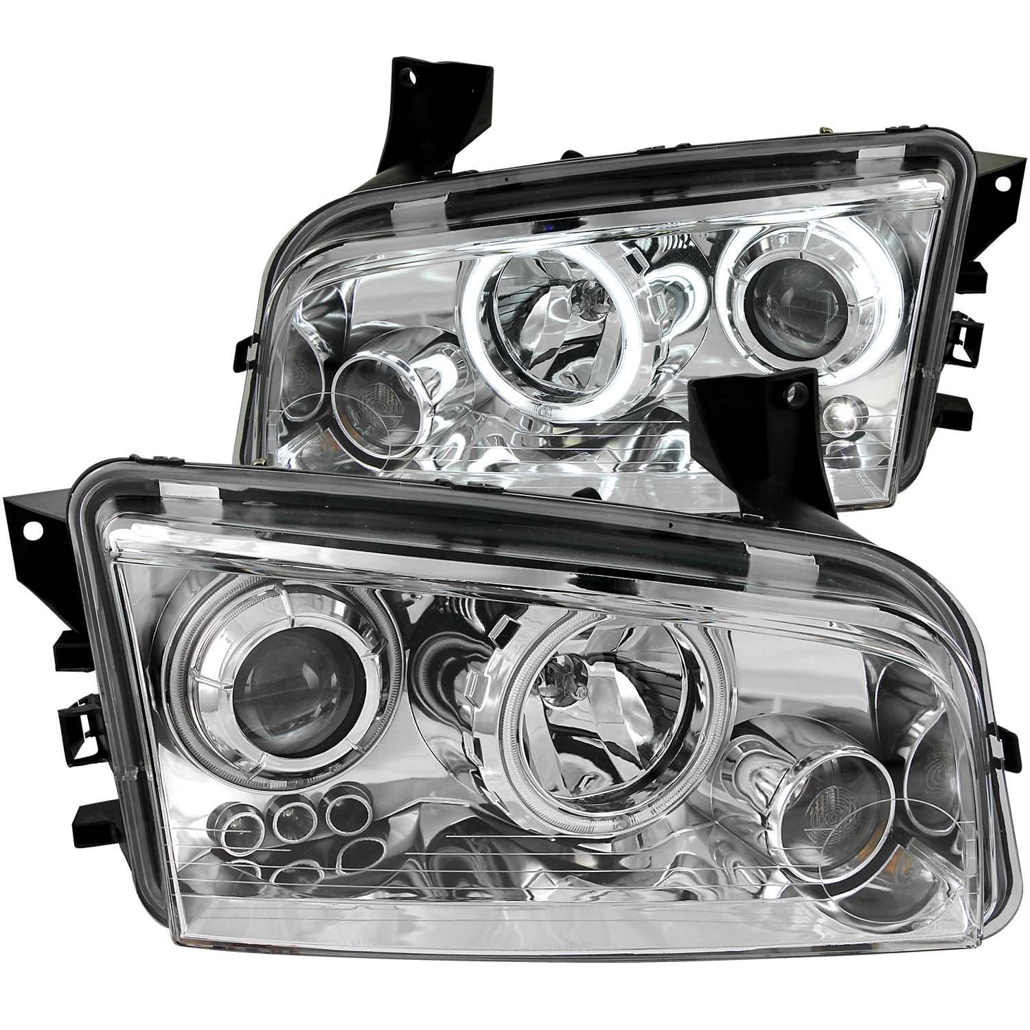ANZO USA Projector Headlight Set w/Halo 121217