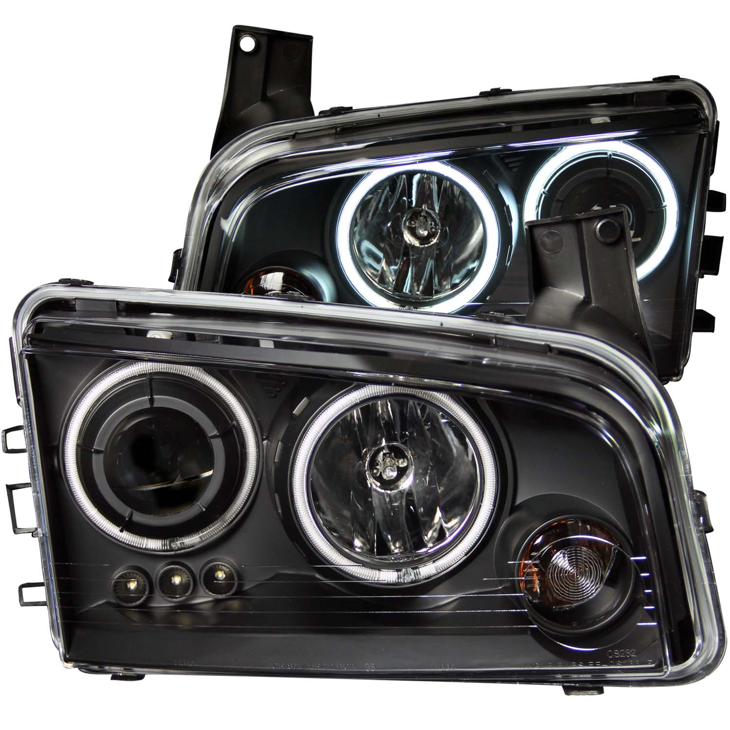 ANZO USA Projector Headlight Set w/Halo 121218