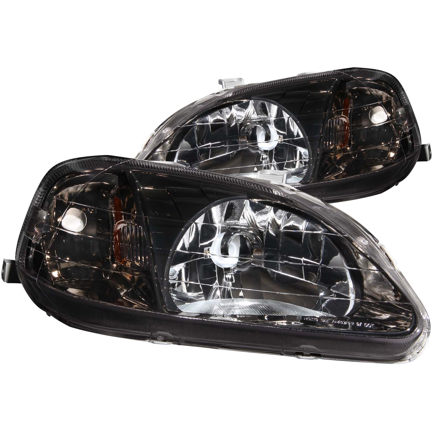 ANZO USA Crystal Headlight Set 121234