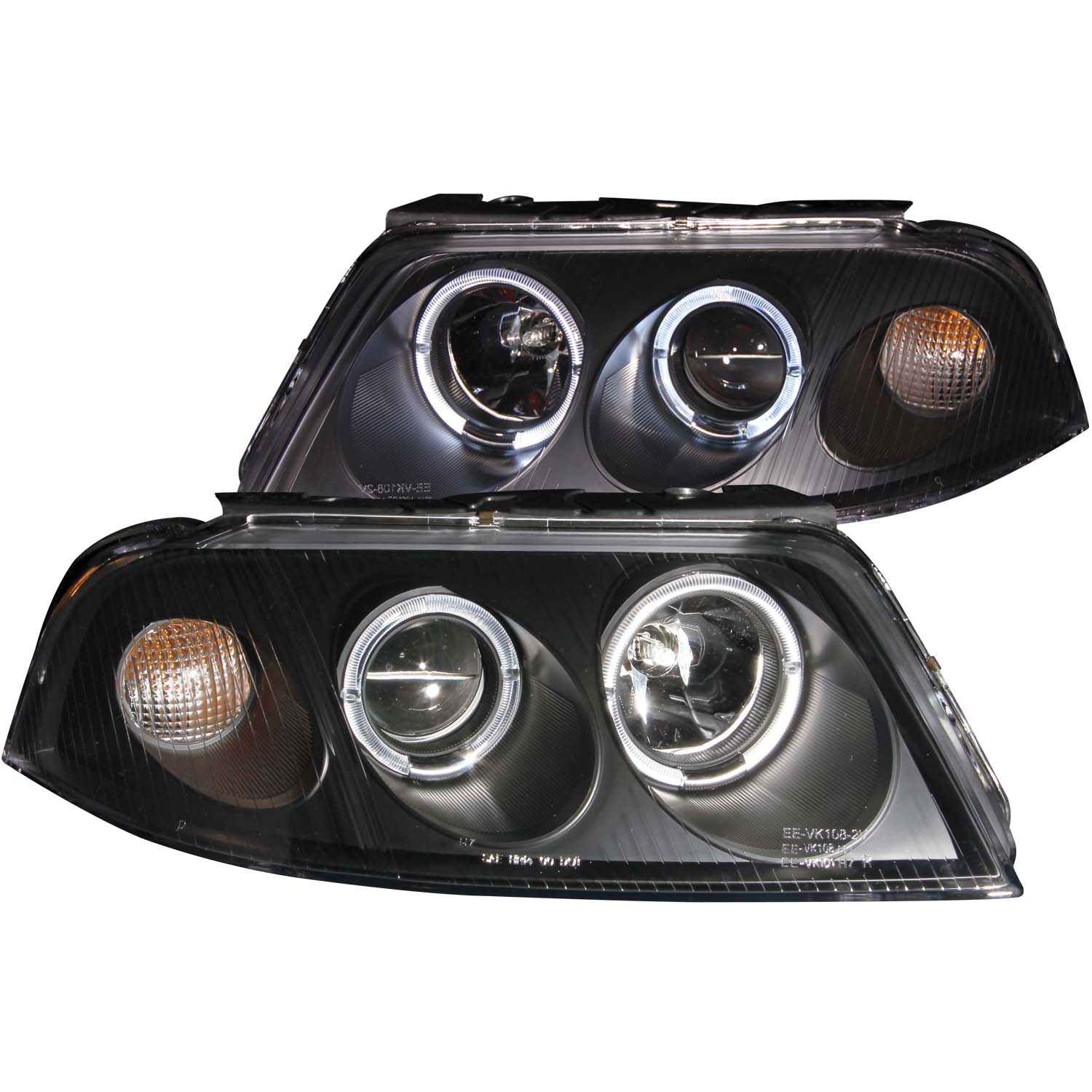 ANZO USA Projector Headlight Set w/Halo 121357