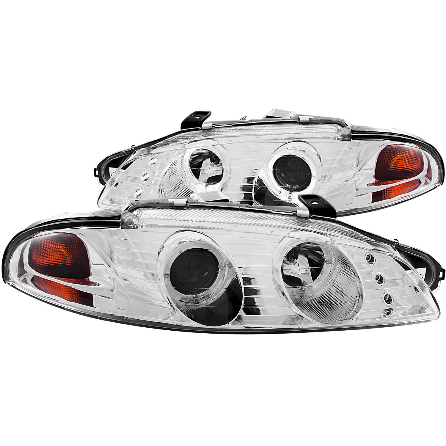 ANZO USA Projector Headlight Set w/2 Halos 121380