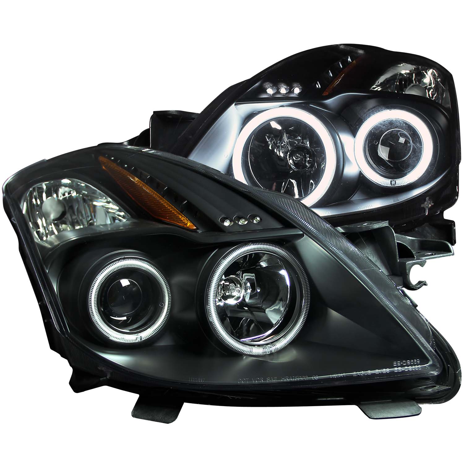 ANZO USA Projector Headlight Set w/Halo 121395