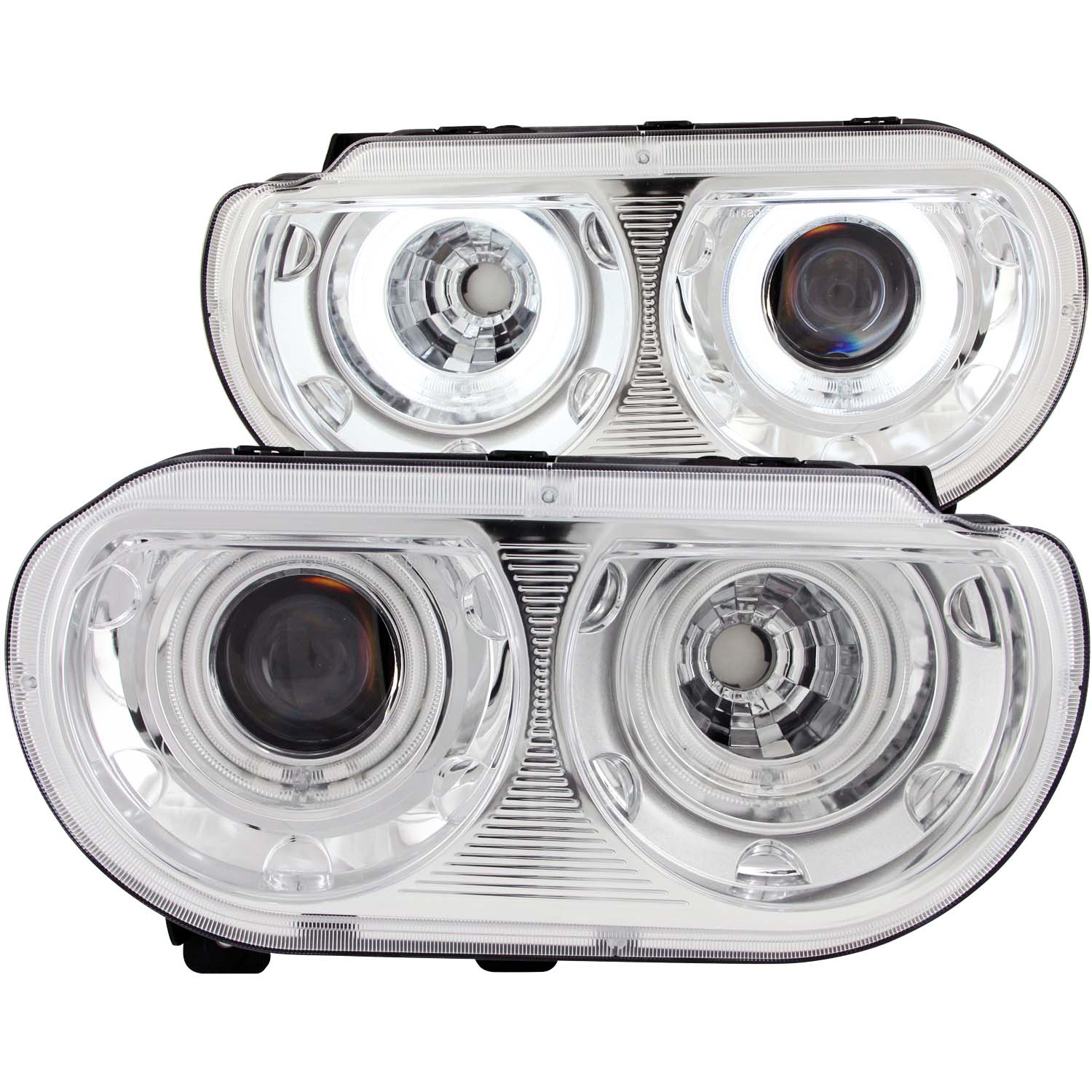 ANZO USA Projector Headlight Set w/Halo 121307
