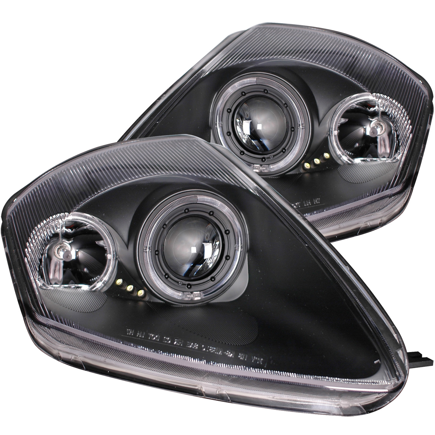 ANZO USA Projector Headlight Set w/Halo 121332