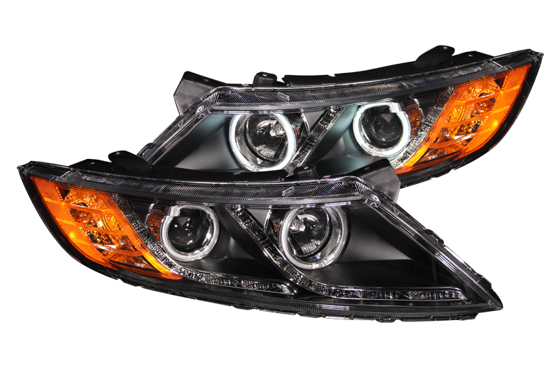 ANZO USA Projector Headlight Set w/Halo 121460