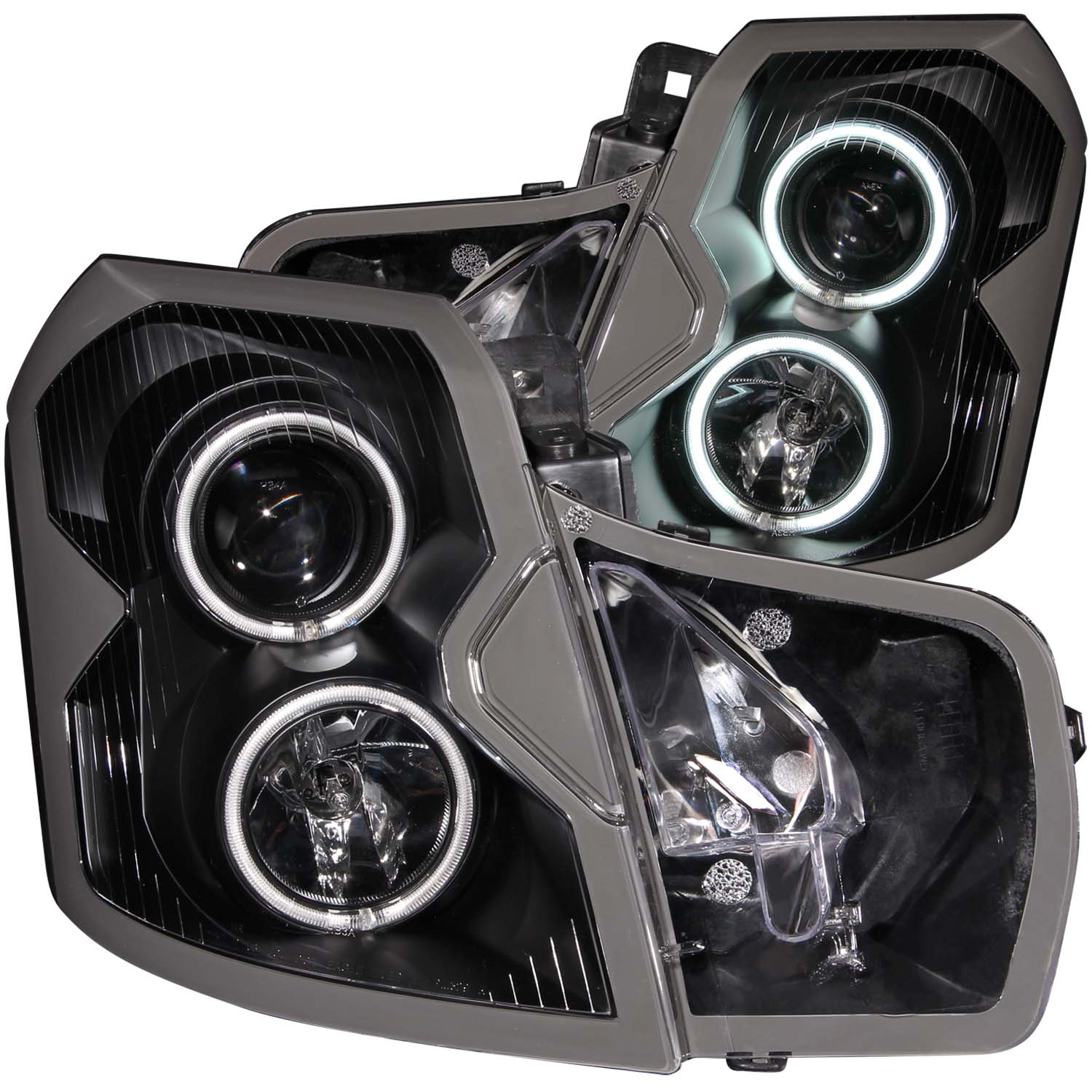 ANZO USA Projector Headlight Set w/Halo 121417