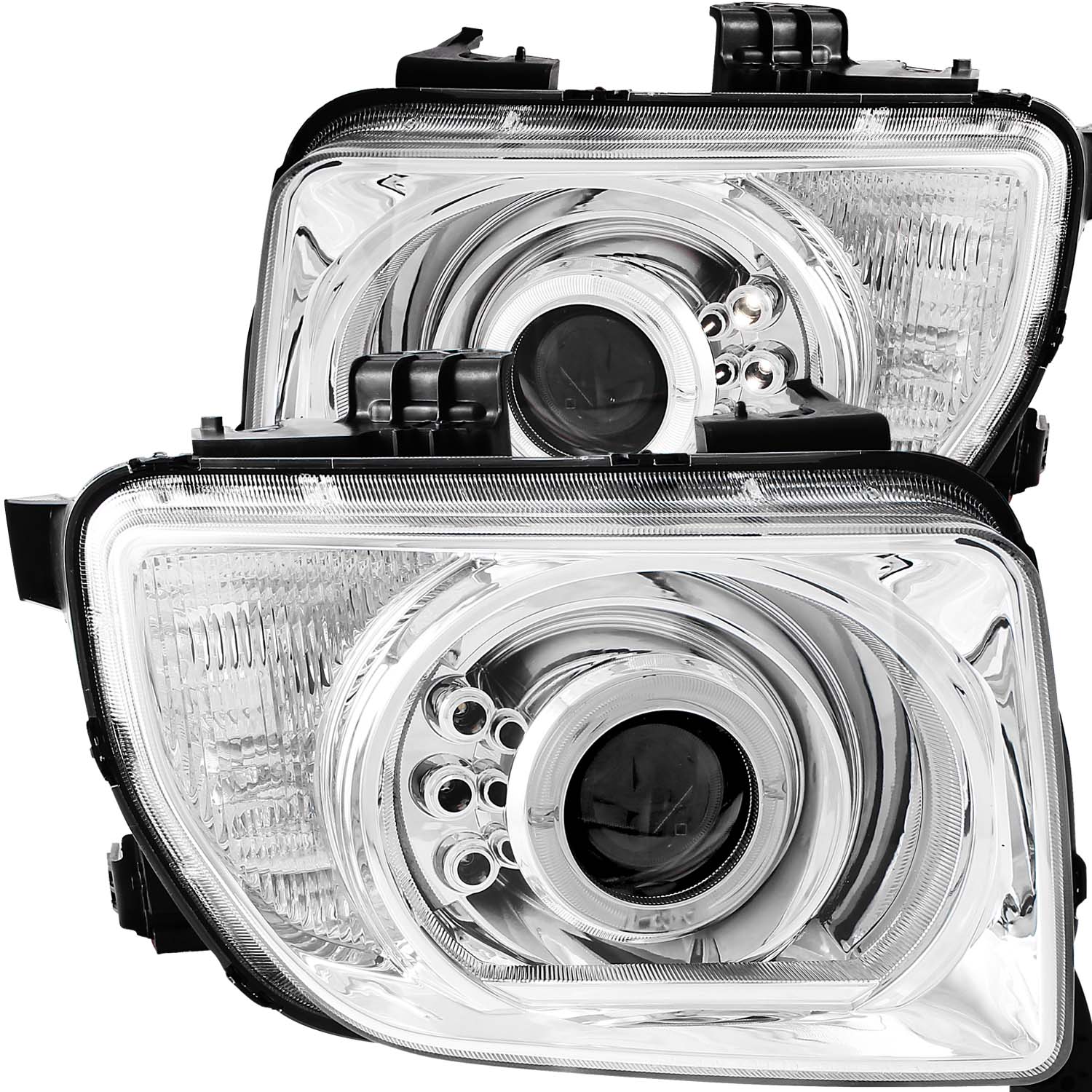 ANZO USA Projector Headlight Set w/Halo 121431