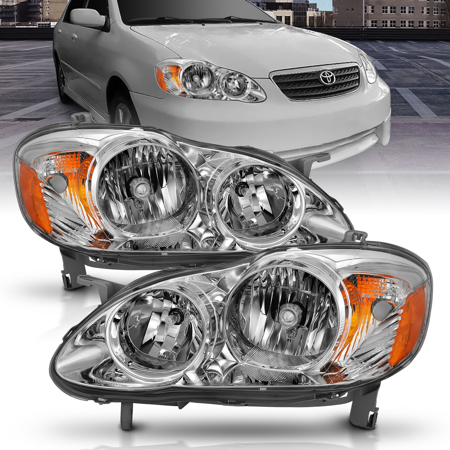 ANZO USA Crystal Headlights 121540