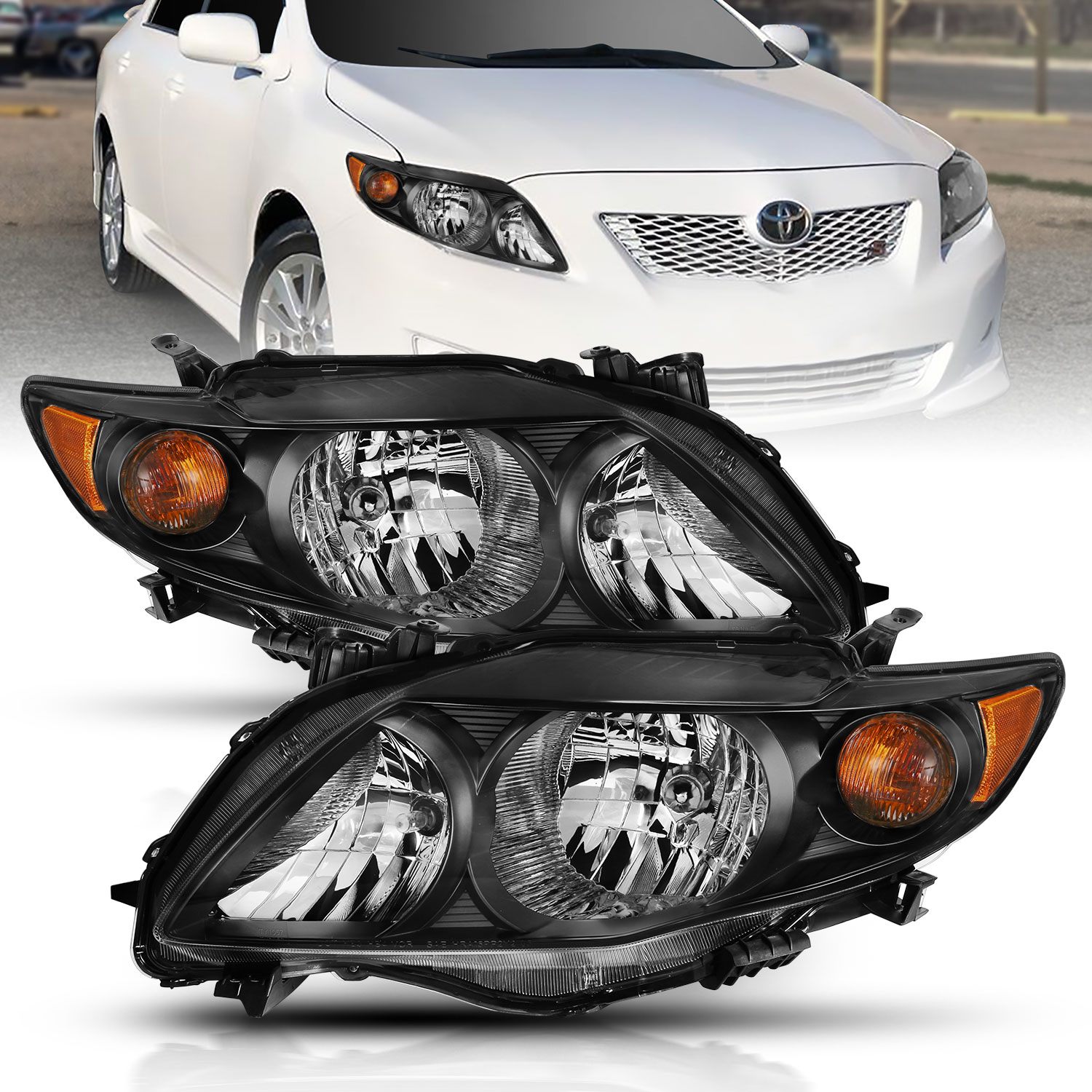 ANZO USA Crystal Headlights 121541