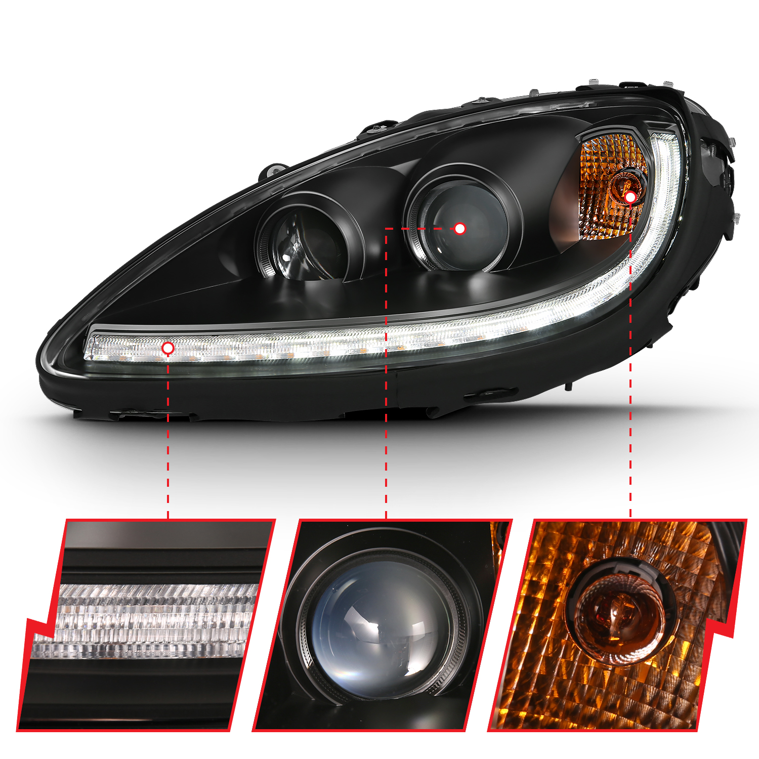 ANZO USA Projector Headlights 121553