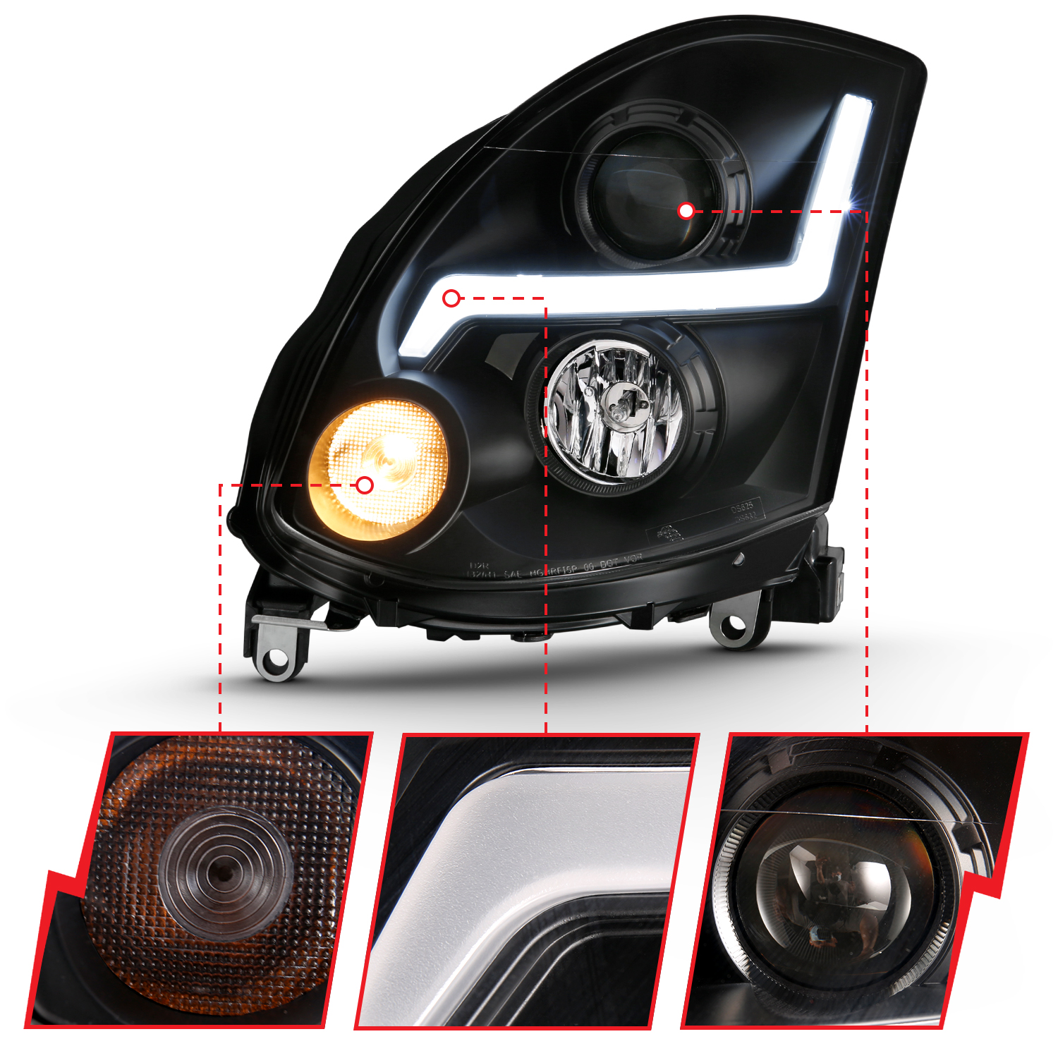ANZO USA Projector Headlight 121557