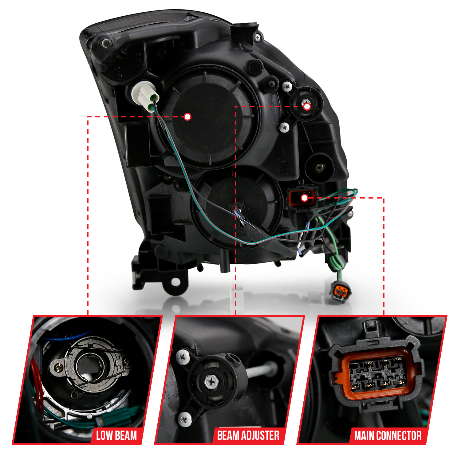 ANZO USA Projector Headlight 121557