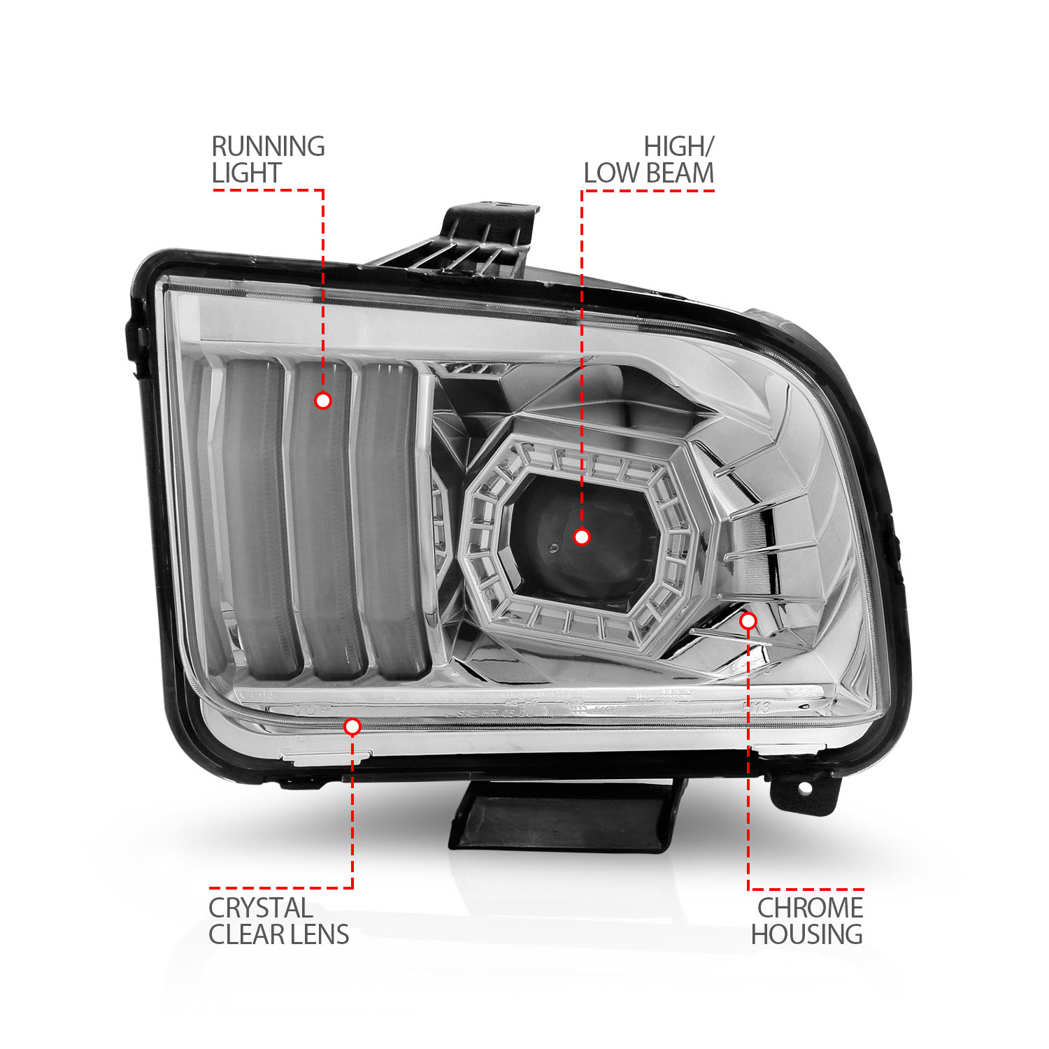 ANZO USA Projector Headlight 121567