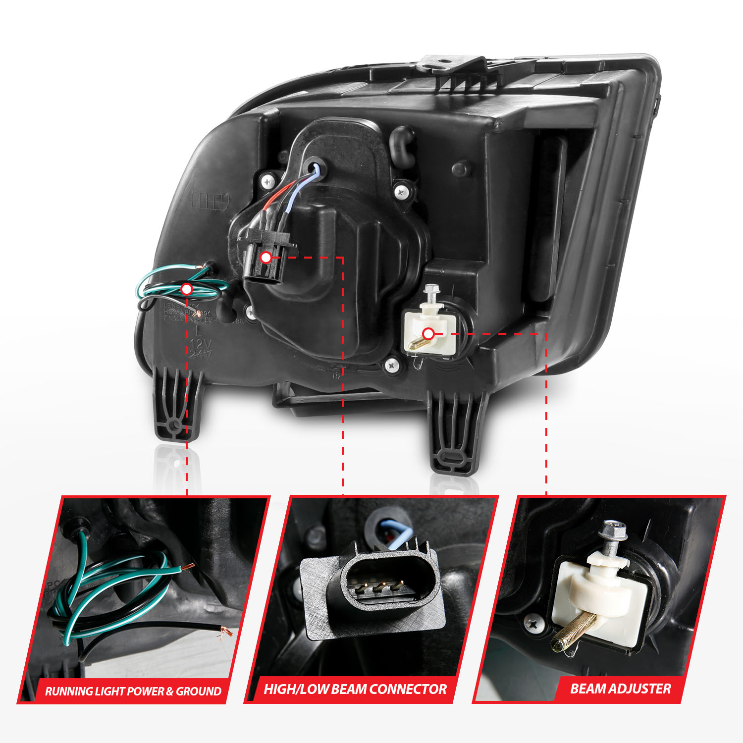 ANZO USA Projector Headlight 121567