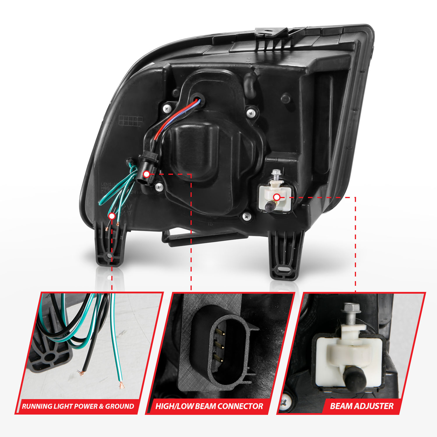 ANZO USA Projector Headlight 121566