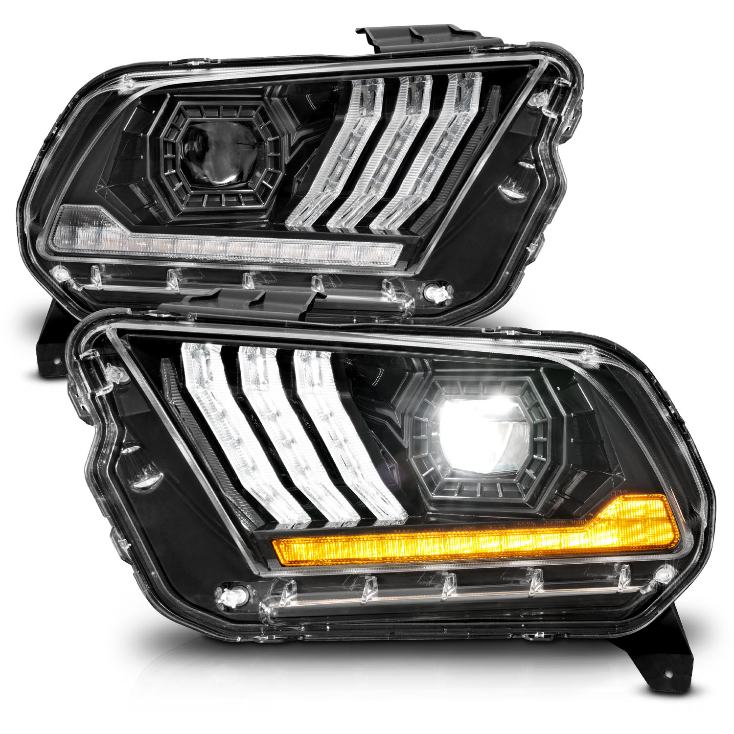 ANZO USA LED Projector Headlight Set 121572