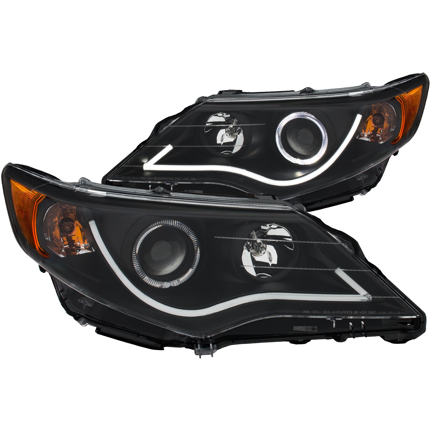ANZO USA Projector Headlight Set w/Halo 121512