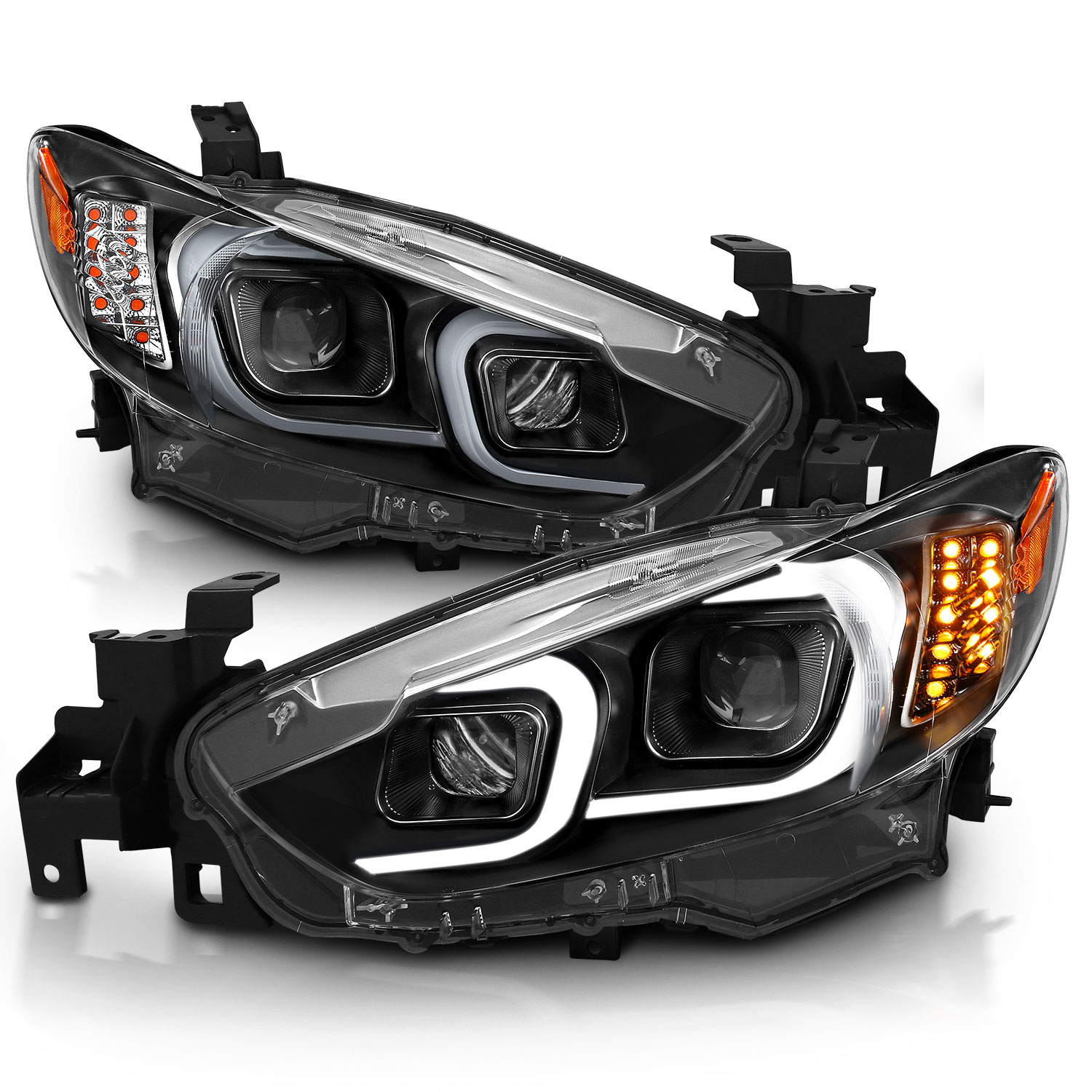 ANZO USA Projector Headlight Set 121516
