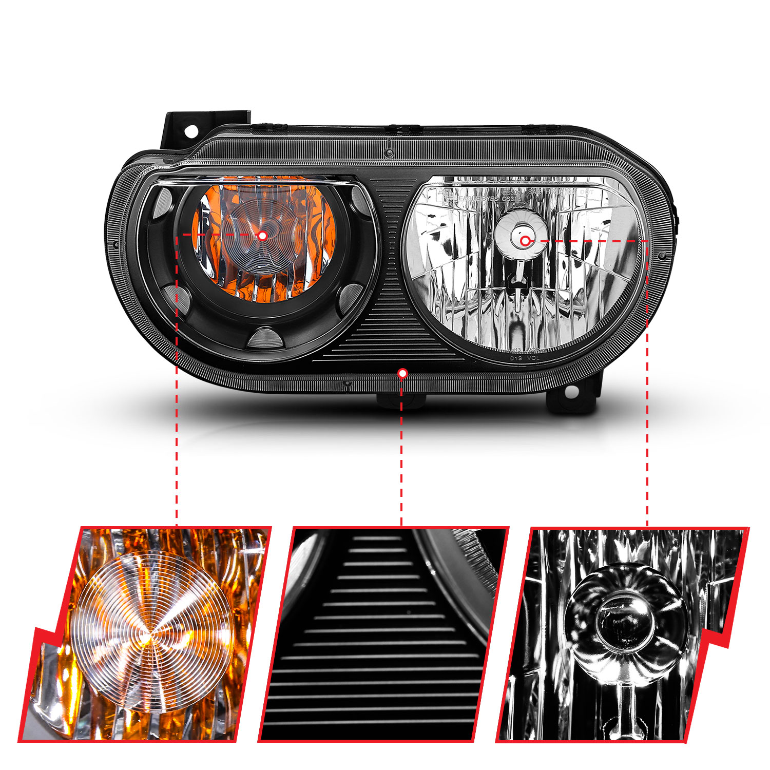 ANZO USA ANZO USA Crystal Headlights 121526