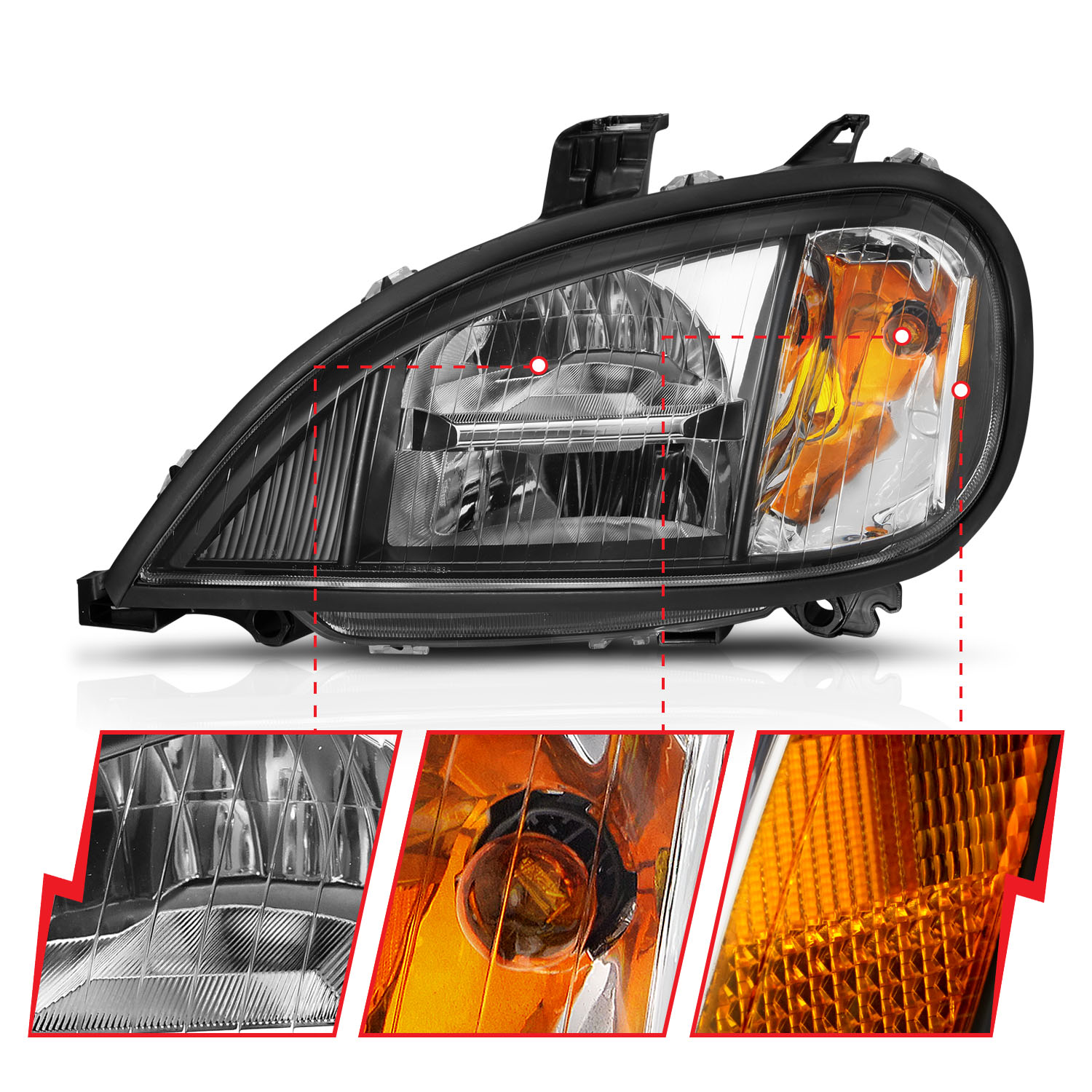 ANZO USA LED Commercial Truck Headlight 131028