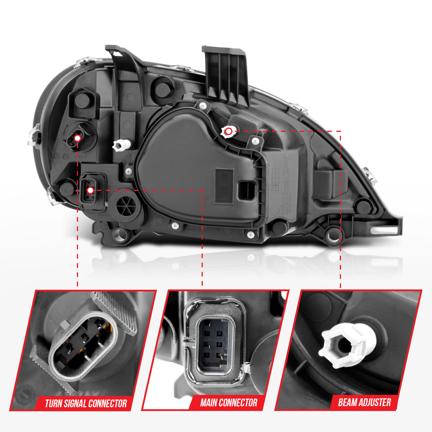 ANZO USA LED Commercial Truck Headlight 131028