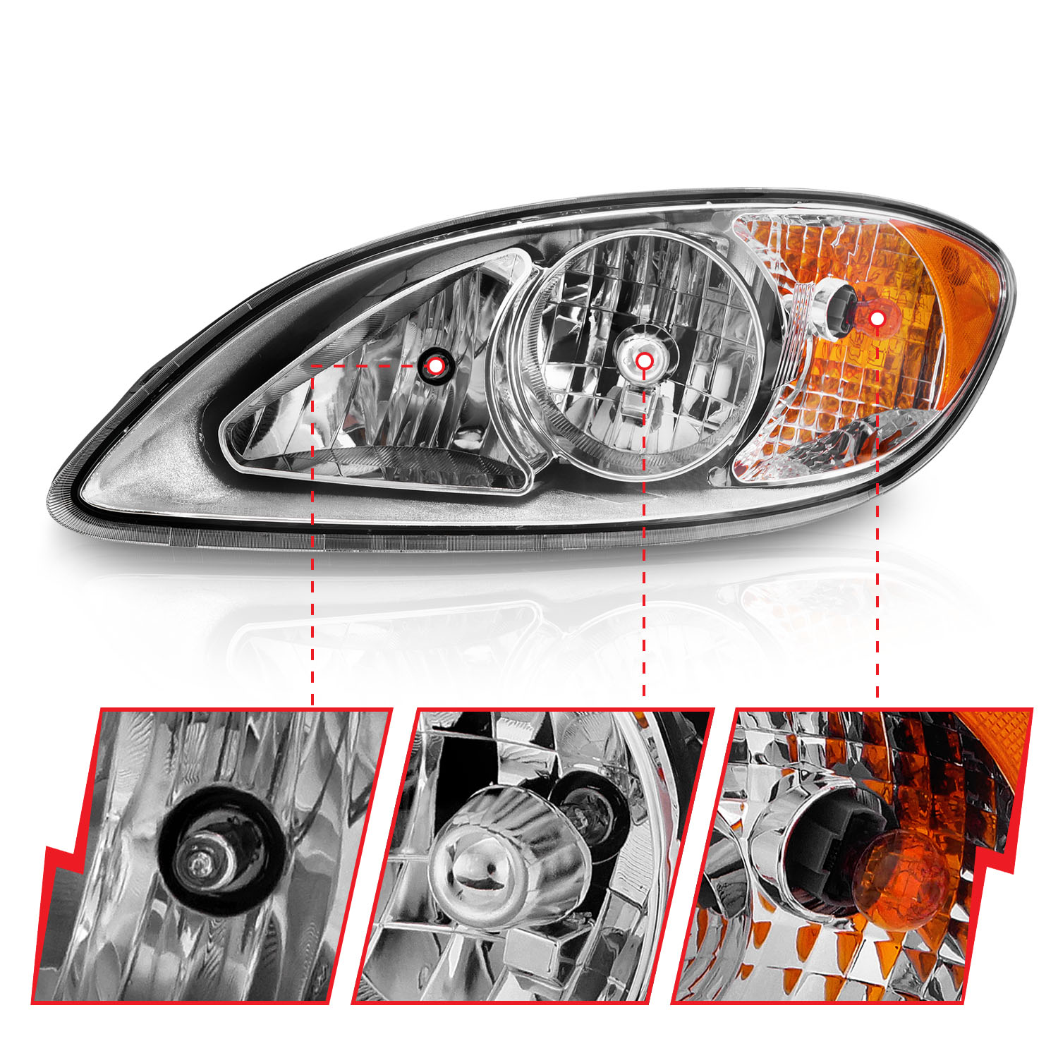 ANZO USA Commercial Truck Headlight 131033