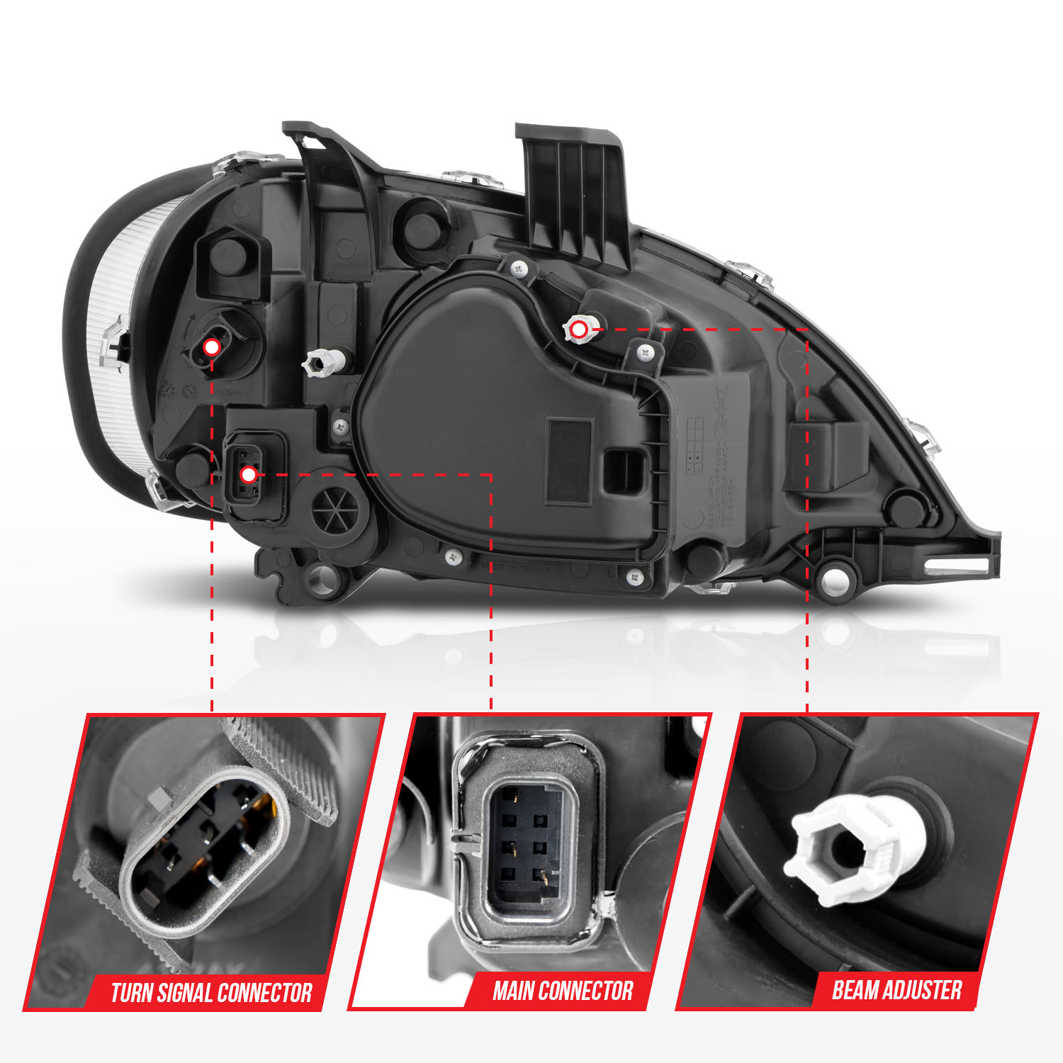 ANZO USA LED Commercial Truck Headlight 131030