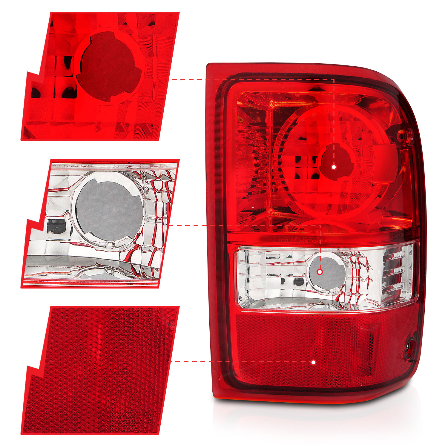 ANZO USA Tail Light Assembly 211182