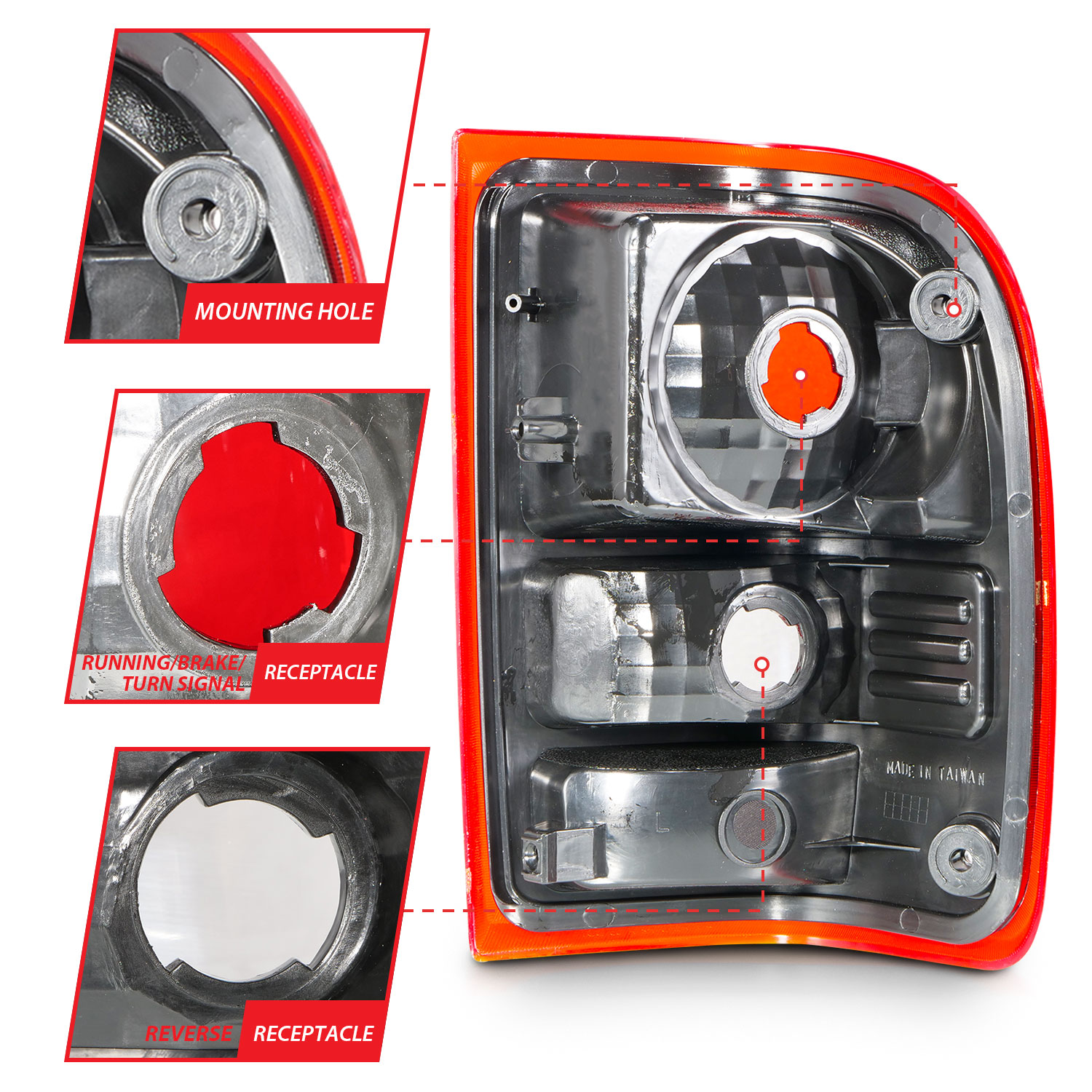 ANZO USA Tail Light Assembly 211182