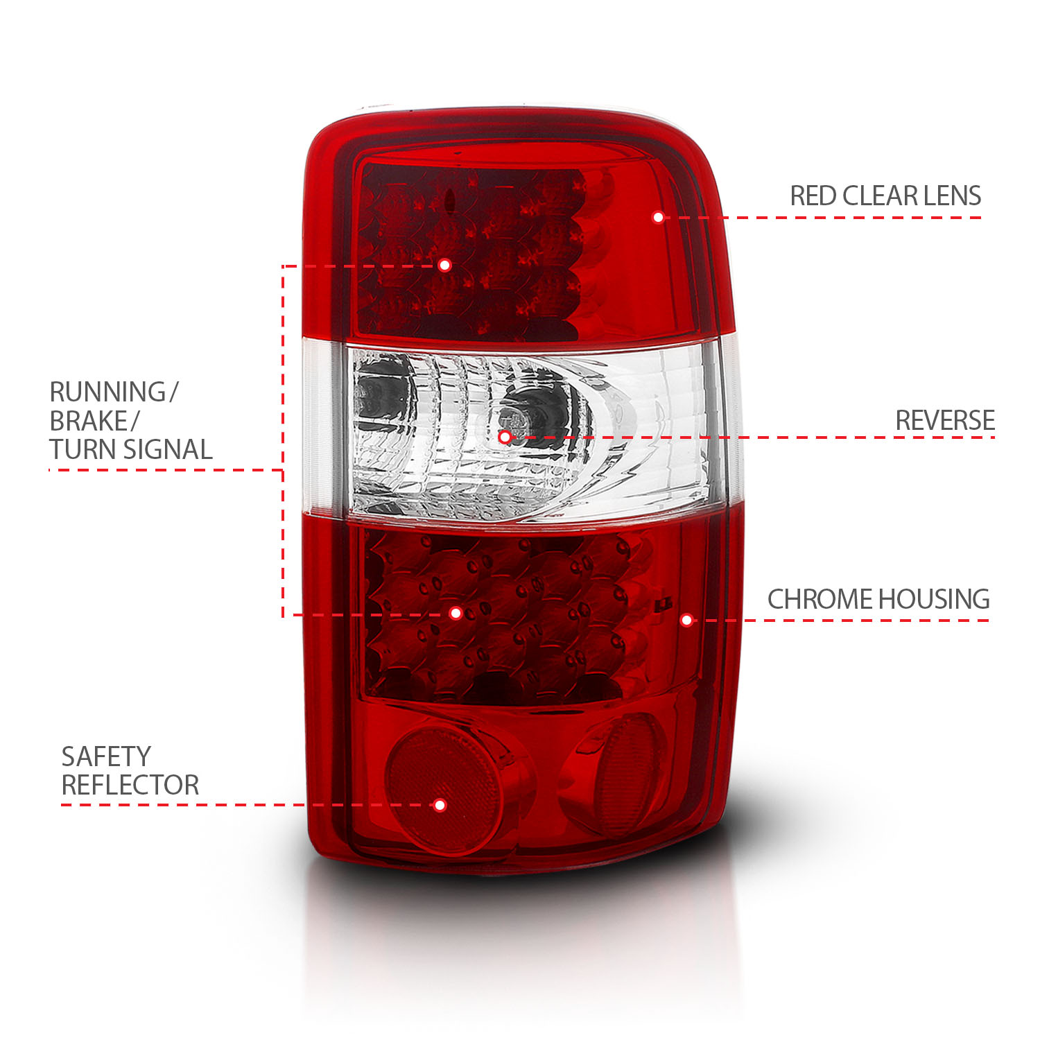 ANZO USA Tail Light Assembly 311001