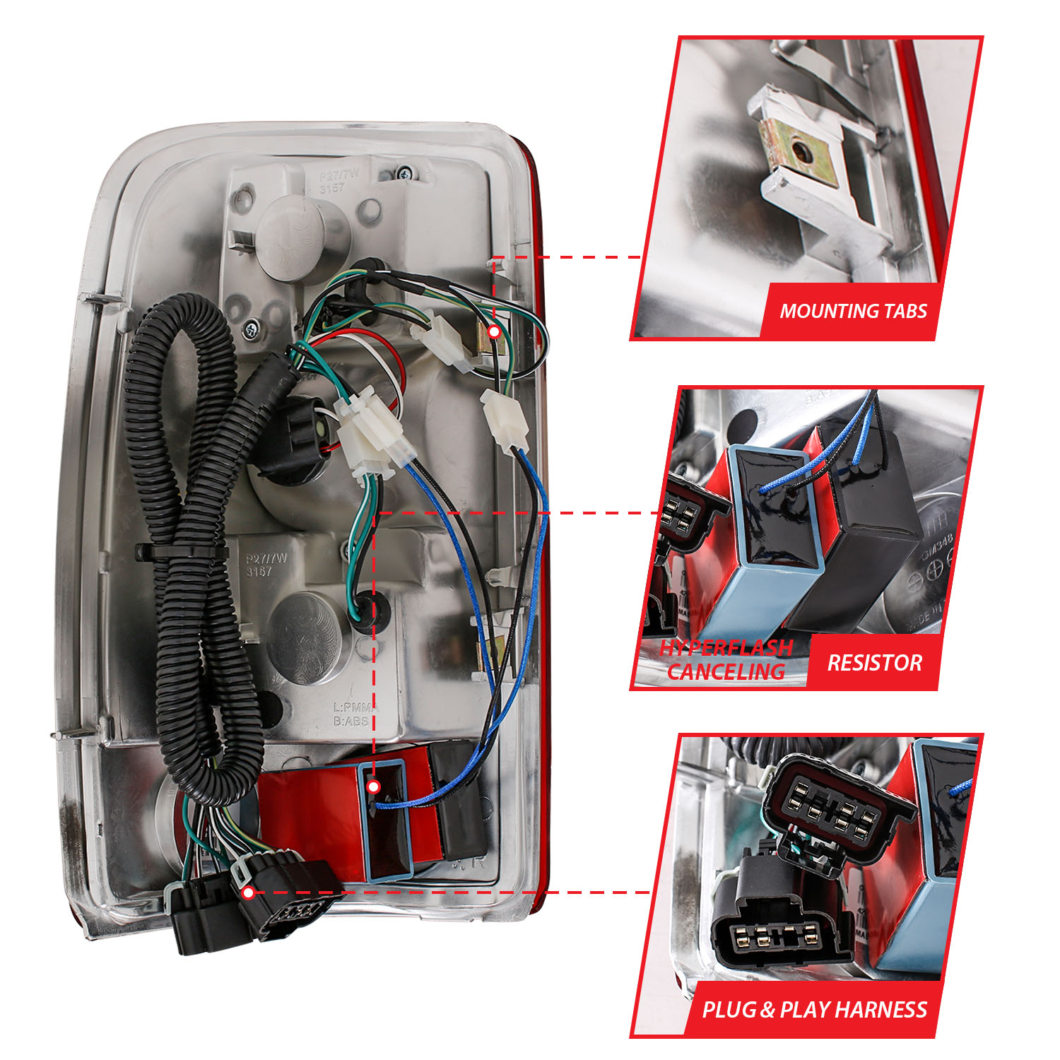 ANZO USA Tail Light Assembly 311001