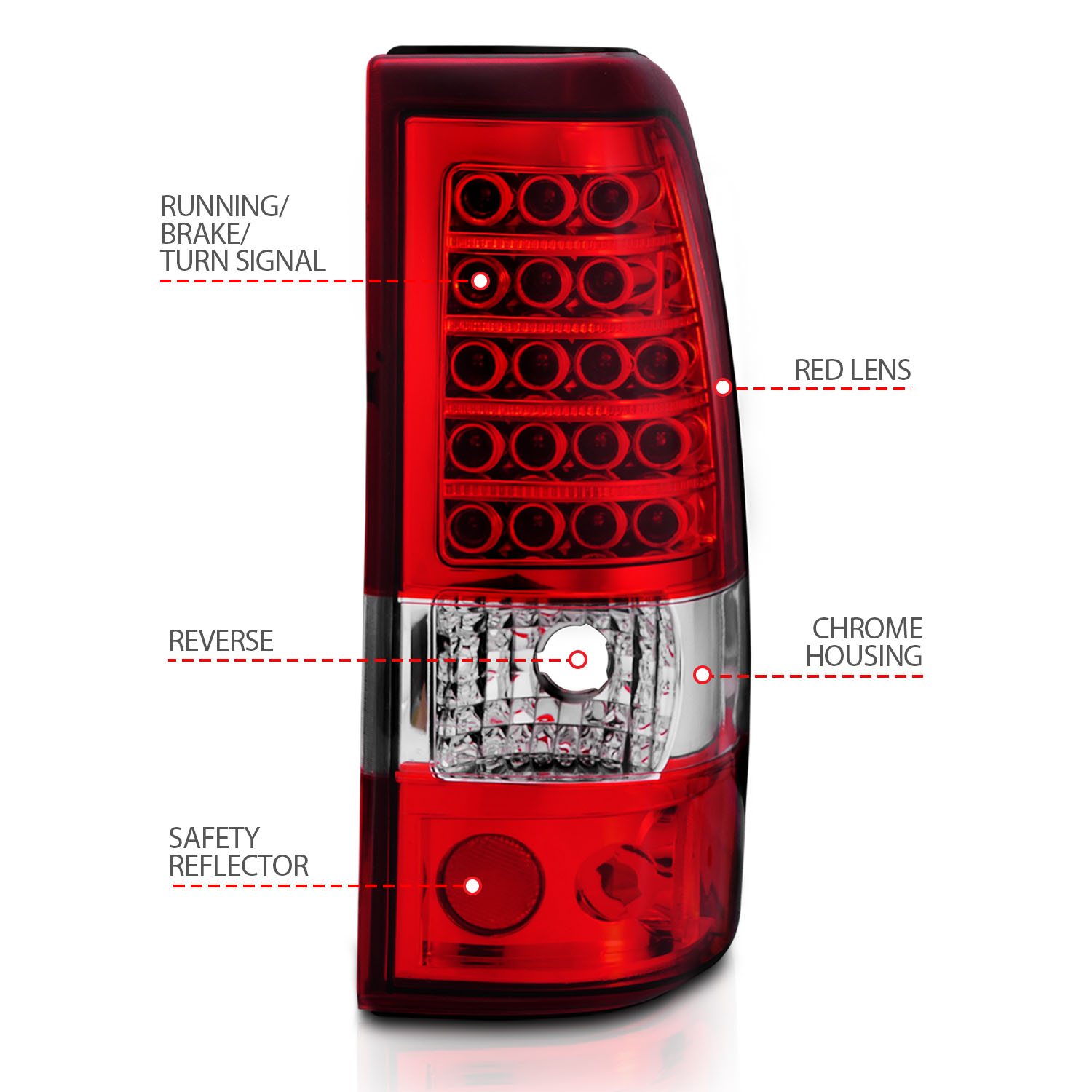 ANZO USA Tail Light Assembly 311007