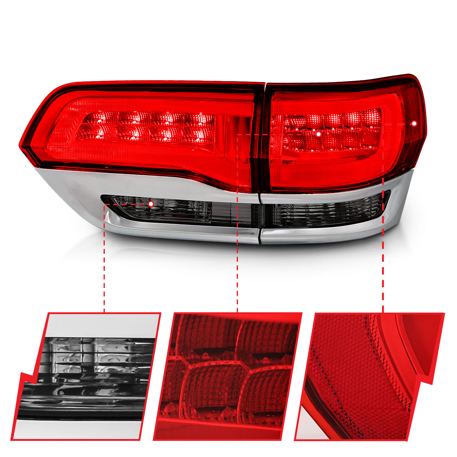 ANZO USA Tail Light Assembly 311251