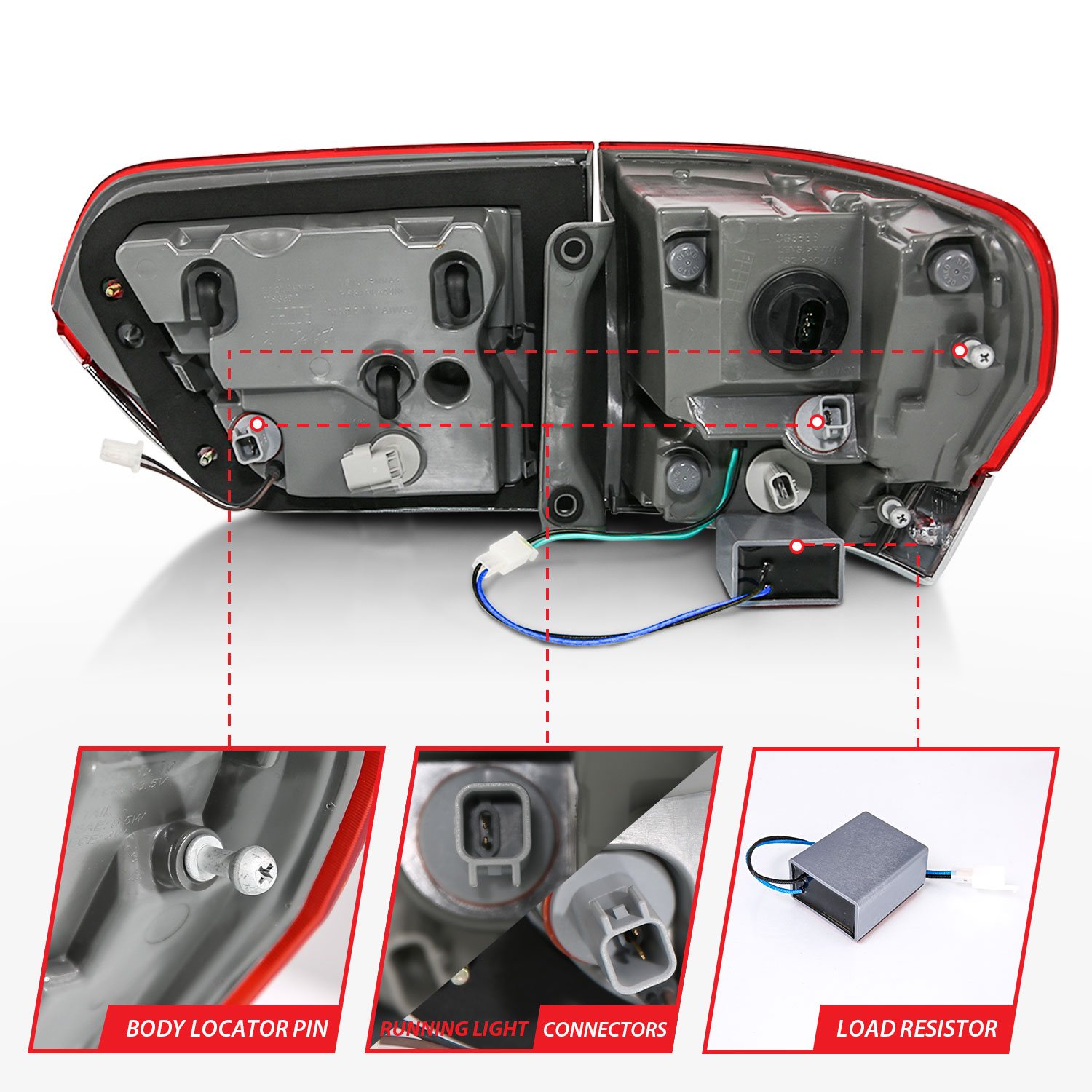 ANZO USA Tail Light Assembly 311251