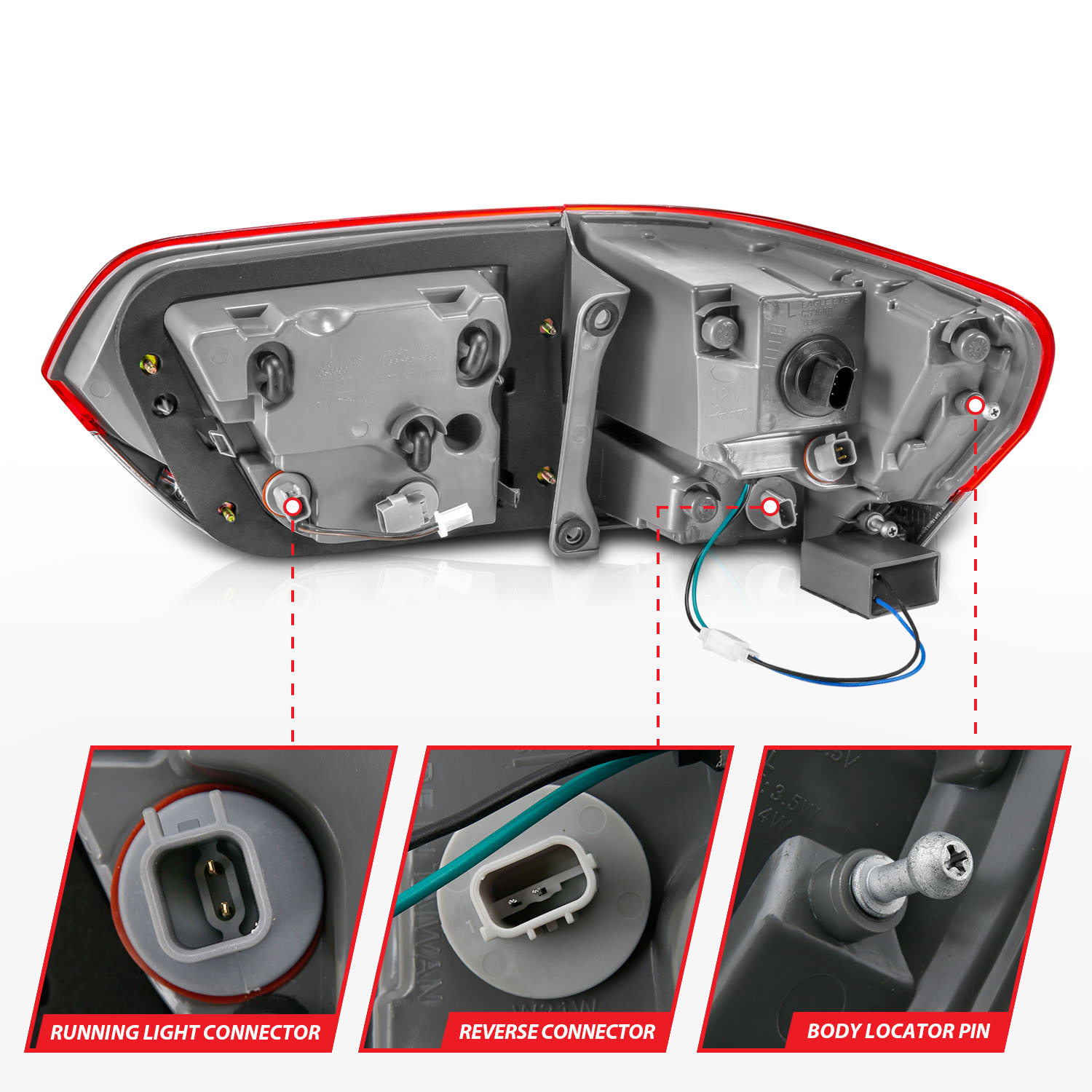 ANZO USA Tail Light Assembly 311268